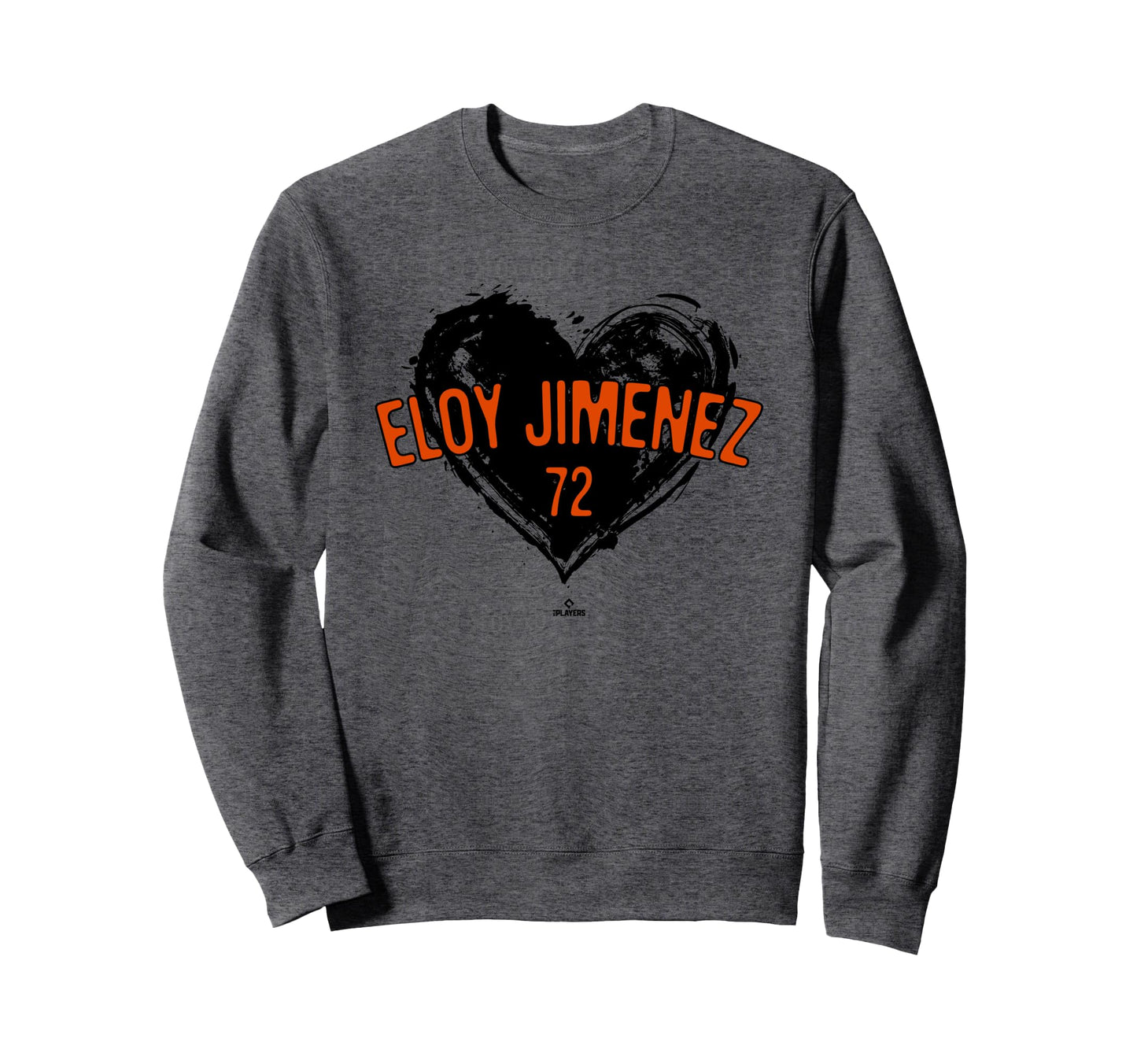 Distressed Heart Eloy Jim Nez Baltimore Sweatshirt - Trendy Graphic Unisex - T-Shirt, Sweatshirt, Hoodie