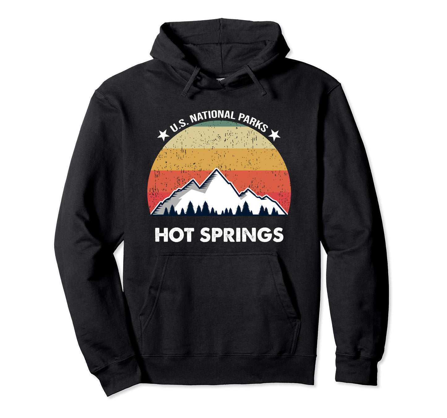 Hot Springs National Park Hoodie - Trendy Graphic Men Women - T-Shirt, Sweatshirt, Hoodie