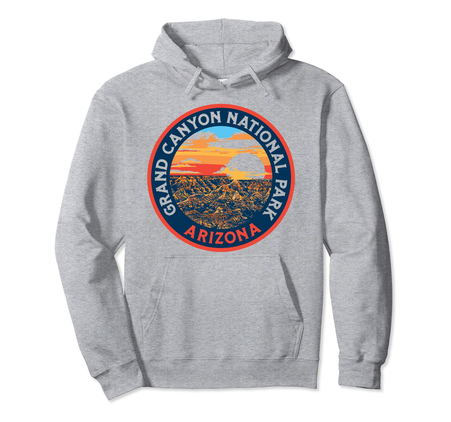 Grand Canyon National Park 80S Hoodie - Custom Art Print Unisex - T-Shirt, Sweatshirt, Hoodie