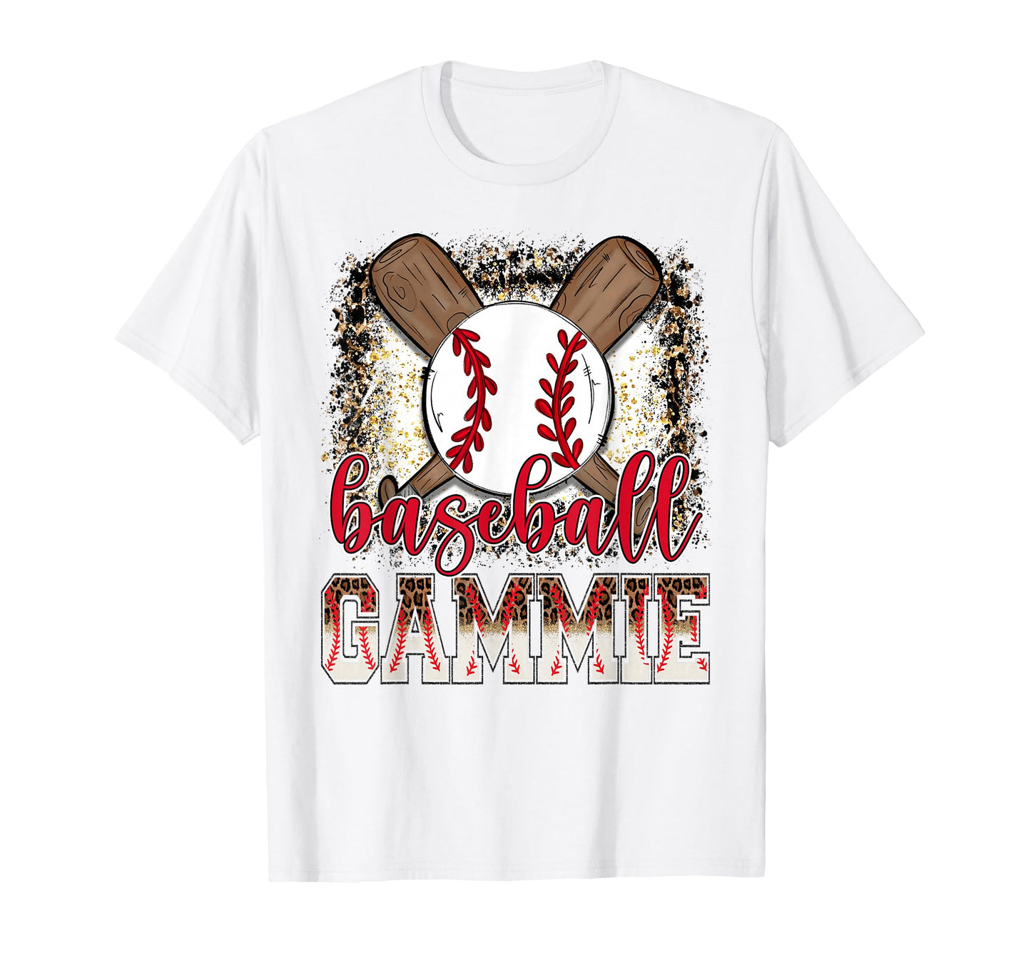 Baseball Gammie Leopard Proud Ball T-Shirt - Custom Art Print for Adults - T-Shirt, Sweatshirt, Hoodie