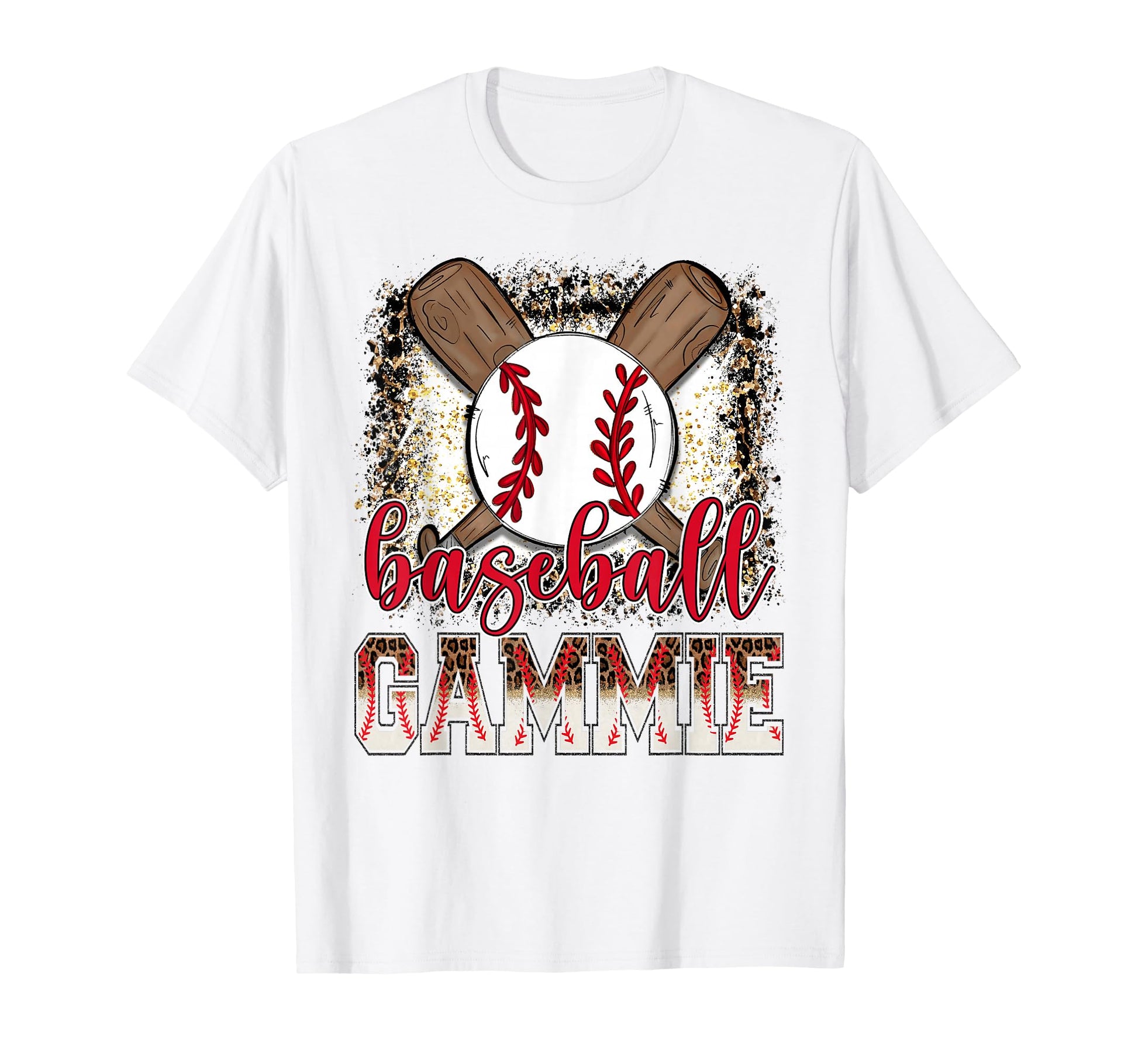 Baseball Gammie Leopard Proud Ball T-Shirt - Custom Art Print for Adults - T-Shirt, Sweatshirt, Hoodie