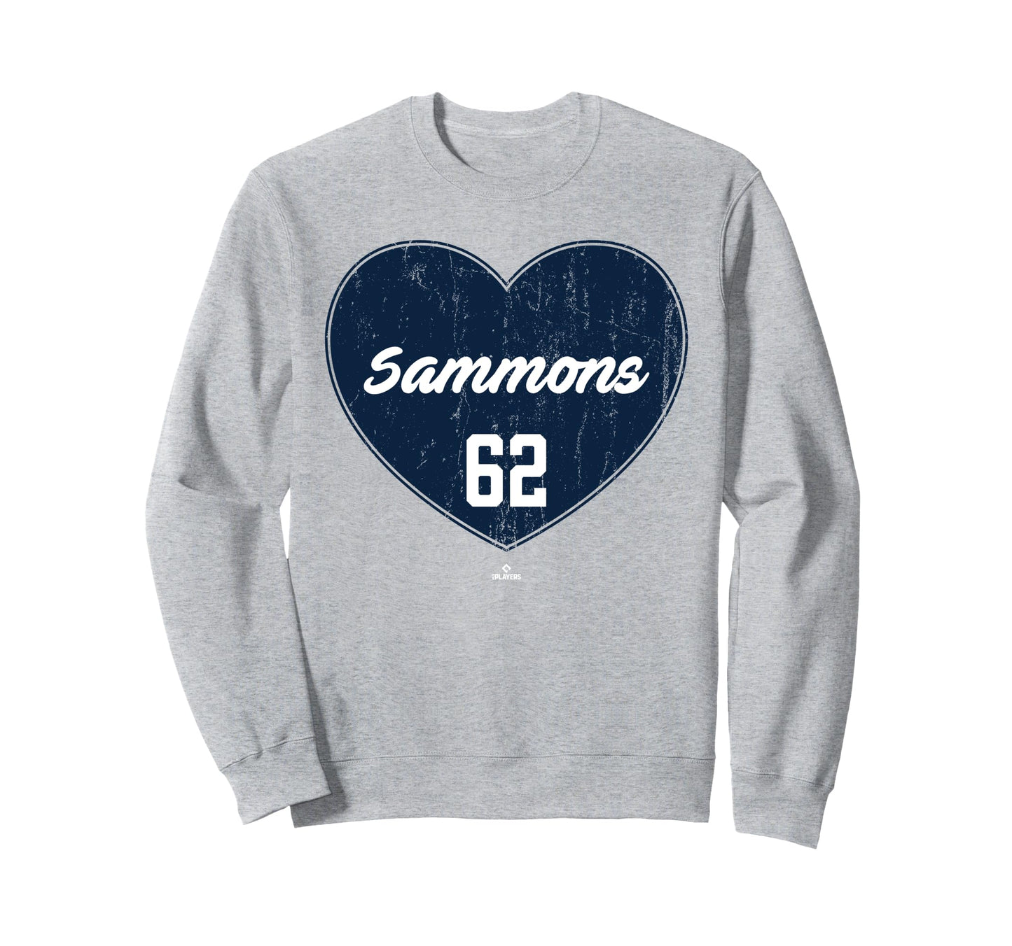 Distressed Heart Bryan Sammons Detroit Sweatshirt - Novelty Apparel Unisex - T-Shirt, Sweatshirt, Hoodie