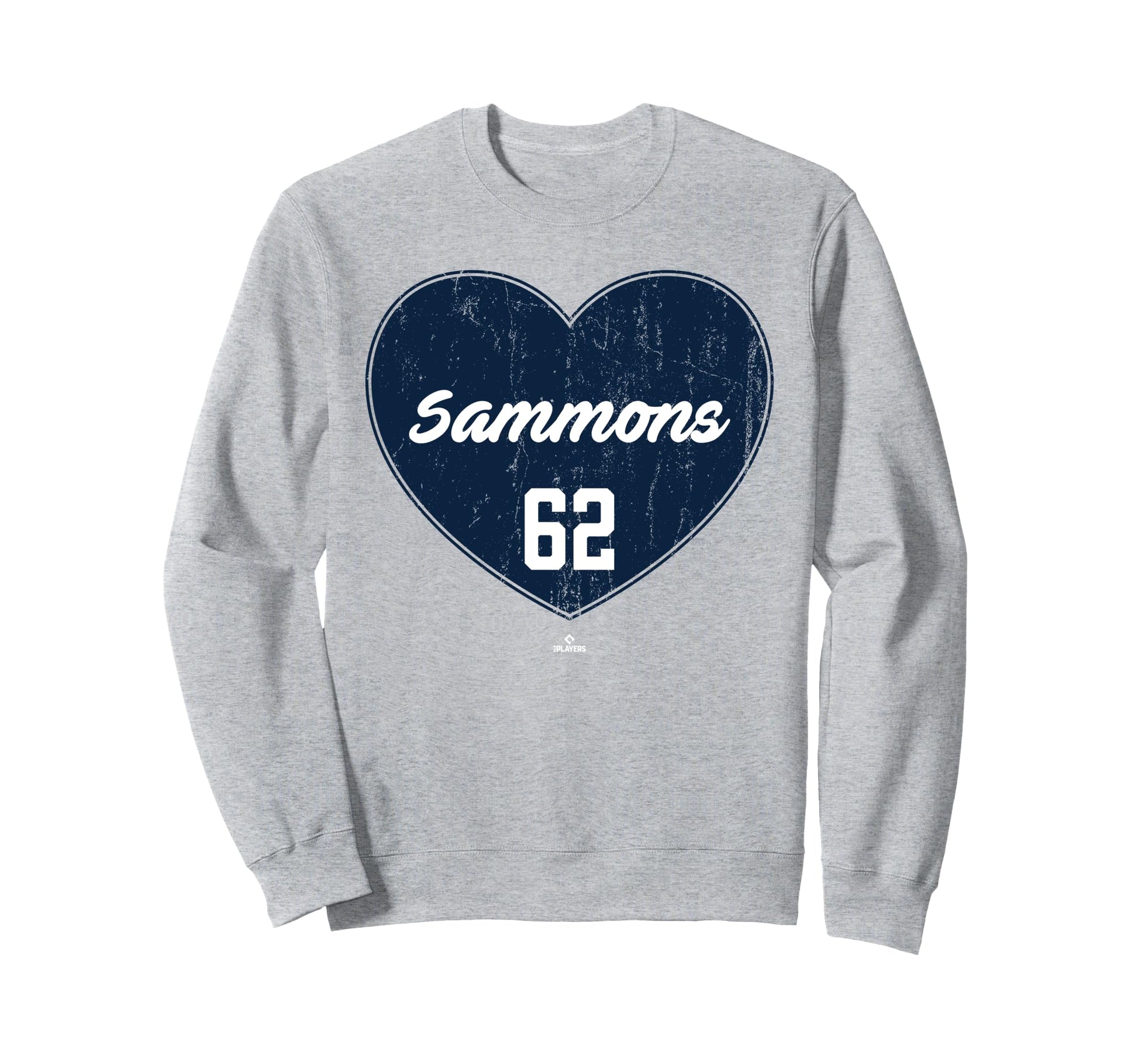 Distressed Heart Bryan Sammons Detroit Sweatshirt - Novelty Apparel Unisex - T-Shirt, Sweatshirt, Hoodie