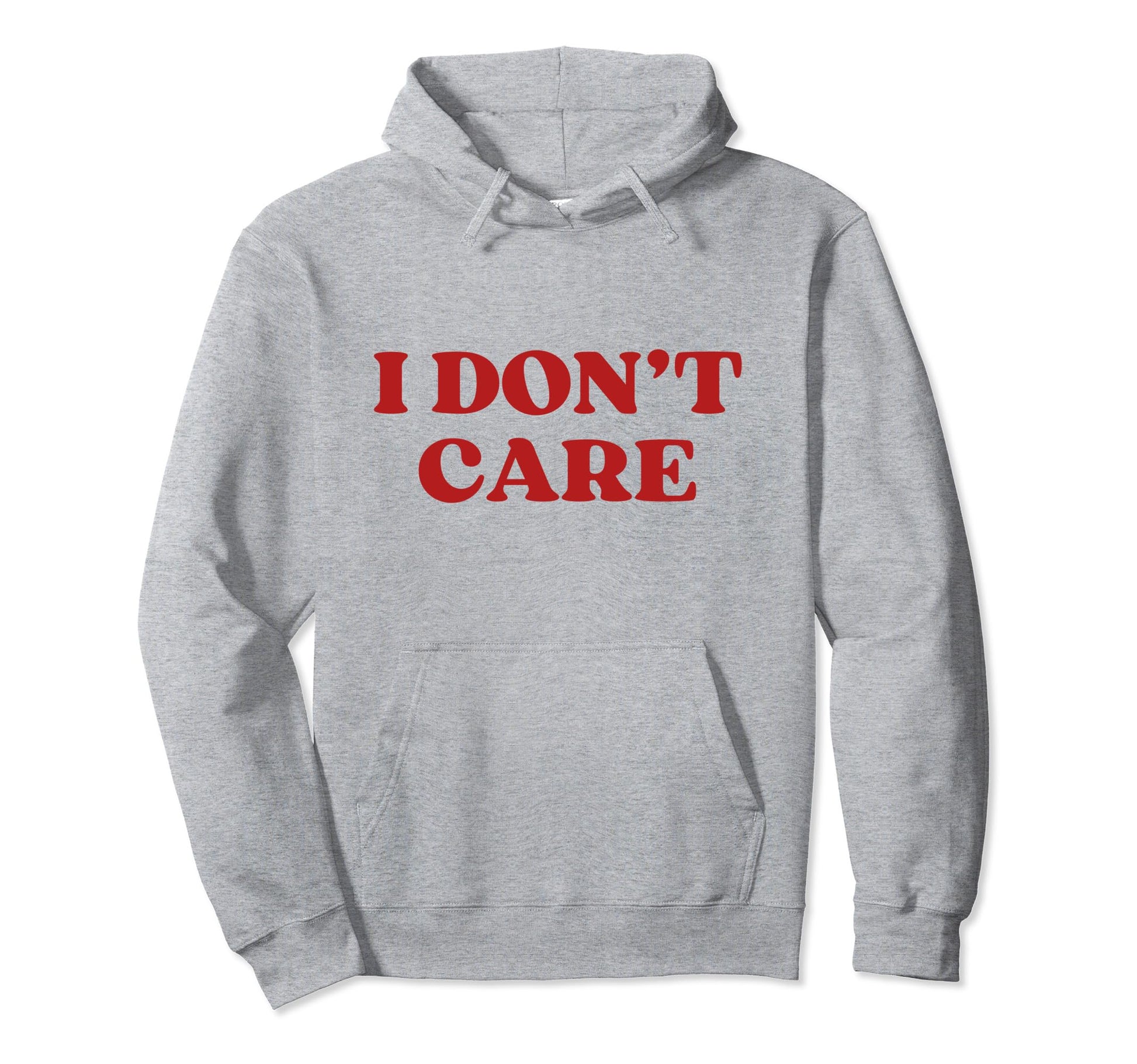 I Dont Care Y2K Aesthetic Hoodie - Casual Everyday Wear for Adults - T-Shirt, Sweatshirt, Hoodie