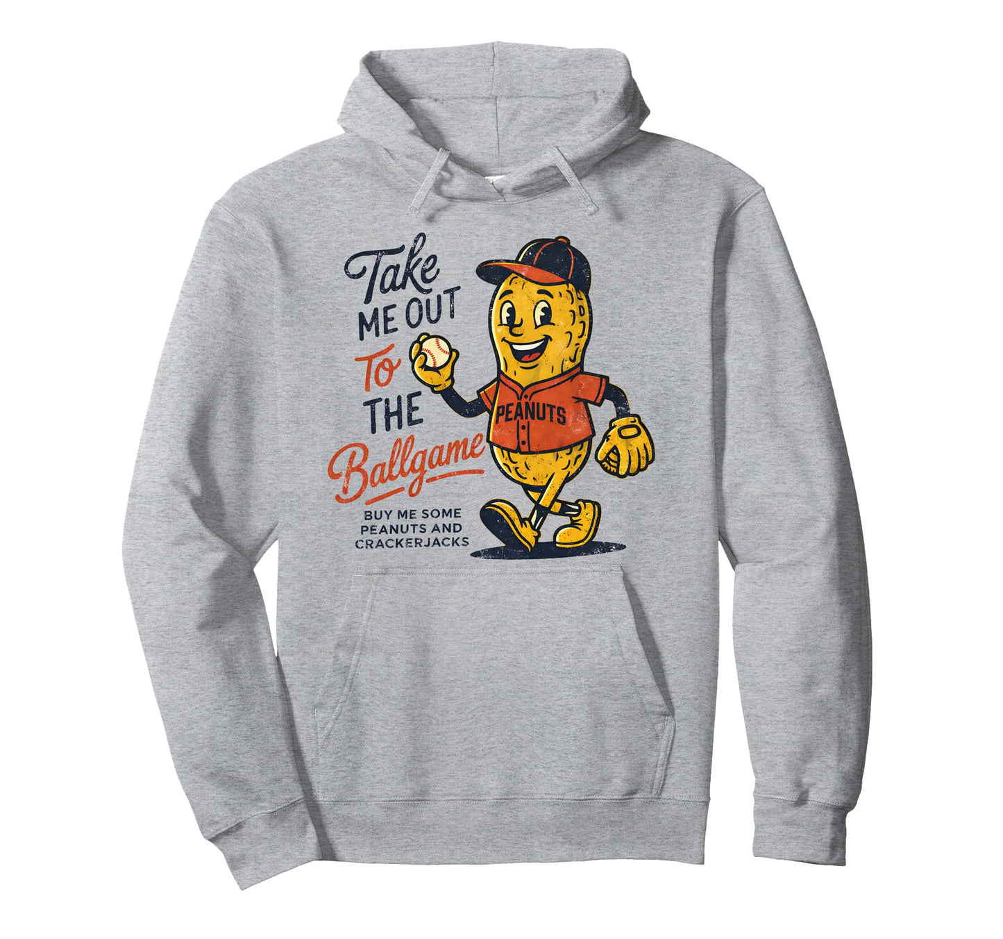 Ballpark Mascot Take Me Out To Game Hoodie - Novelty Apparel Men Women - T-Shirt, Sweatshirt, Hoodie