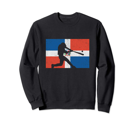 Baseball Dominican Republic Sweatshirt - Aesthetic Graphic Unisex - T-Shirt, Sweatshirt, Hoodie