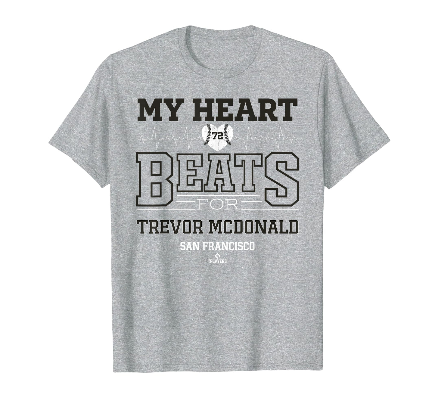 My Heart Beats Trevor Mcdonald San T-Shirt - Unique Graphic Unisex - T-Shirt, Sweatshirt, Hoodie