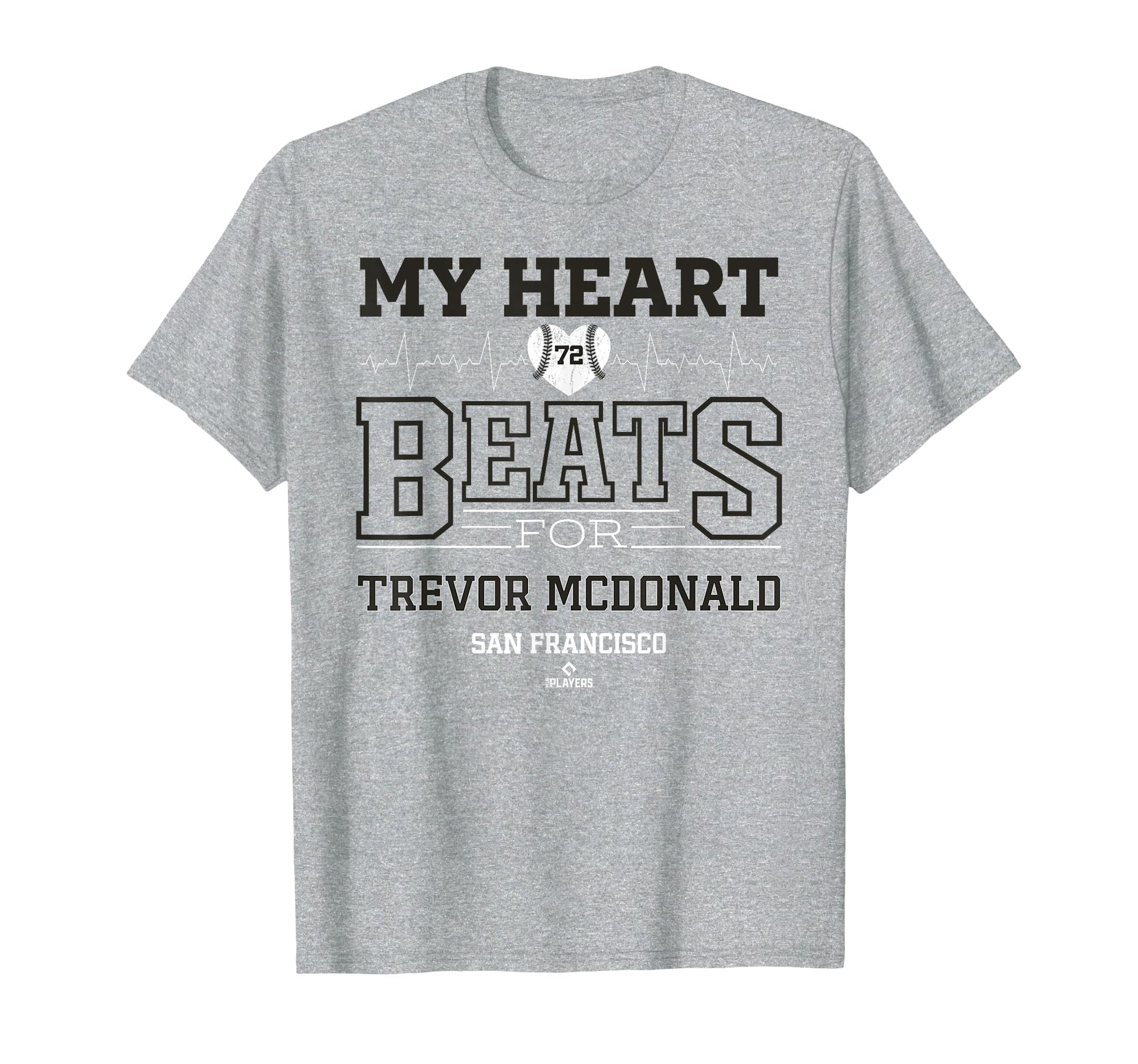 My Heart Beats Trevor Mcdonald San T-Shirt - Unique Graphic Unisex - T-Shirt, Sweatshirt, Hoodie