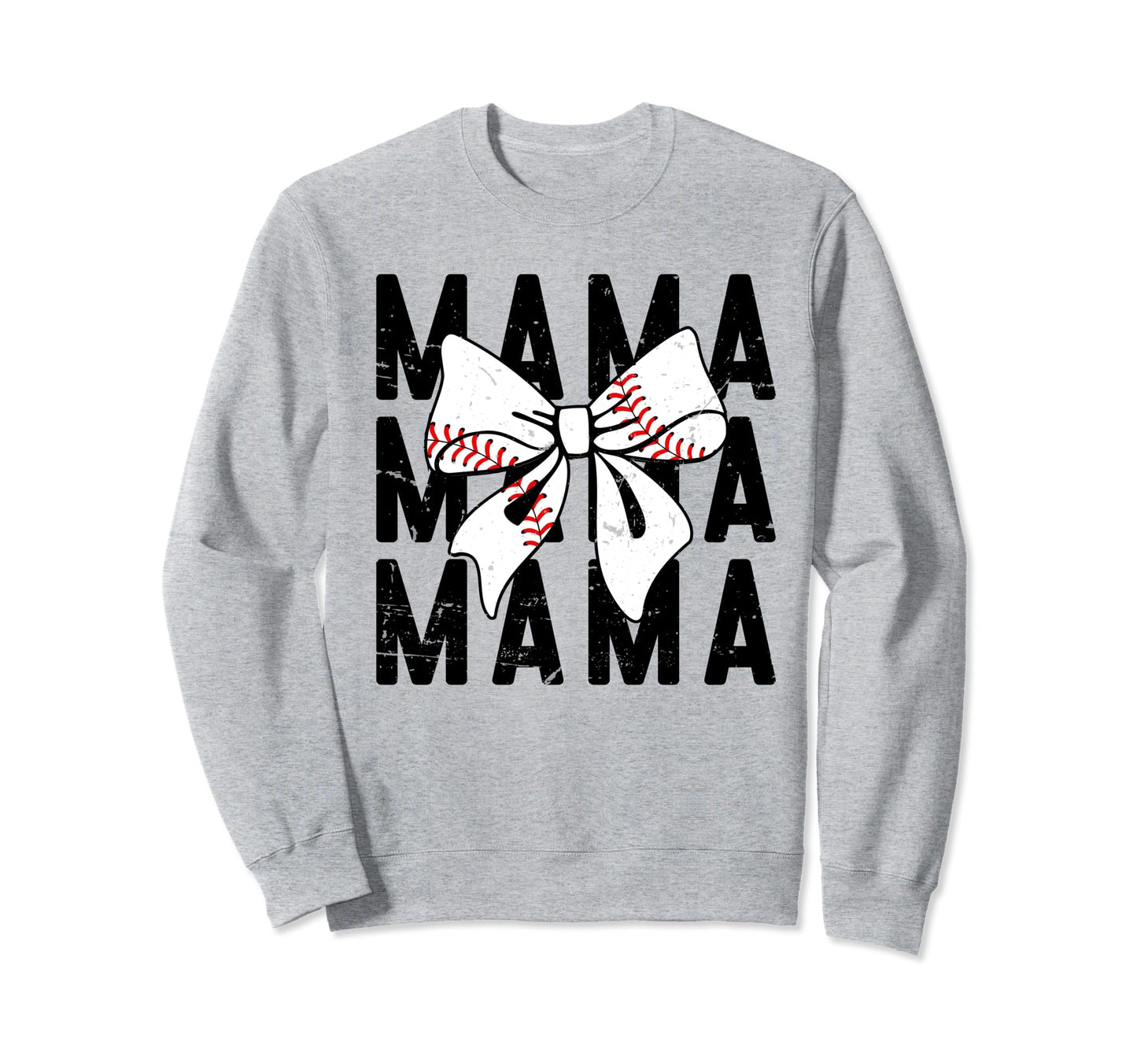 Coquette Groovy Baseball Mama Sweatshirt - Casual Everyday Wear Men Women - T-Shirt, Sweatshirt, Hoodie
