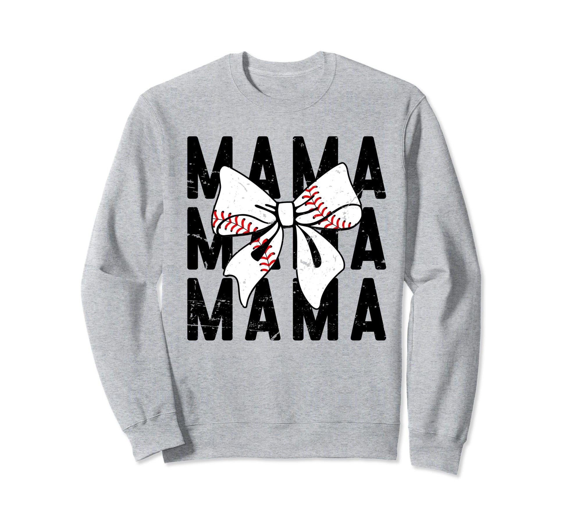Coquette Groovy Baseball Mama Sweatshirt - Casual Everyday Wear Men Women - T-Shirt, Sweatshirt, Hoodie