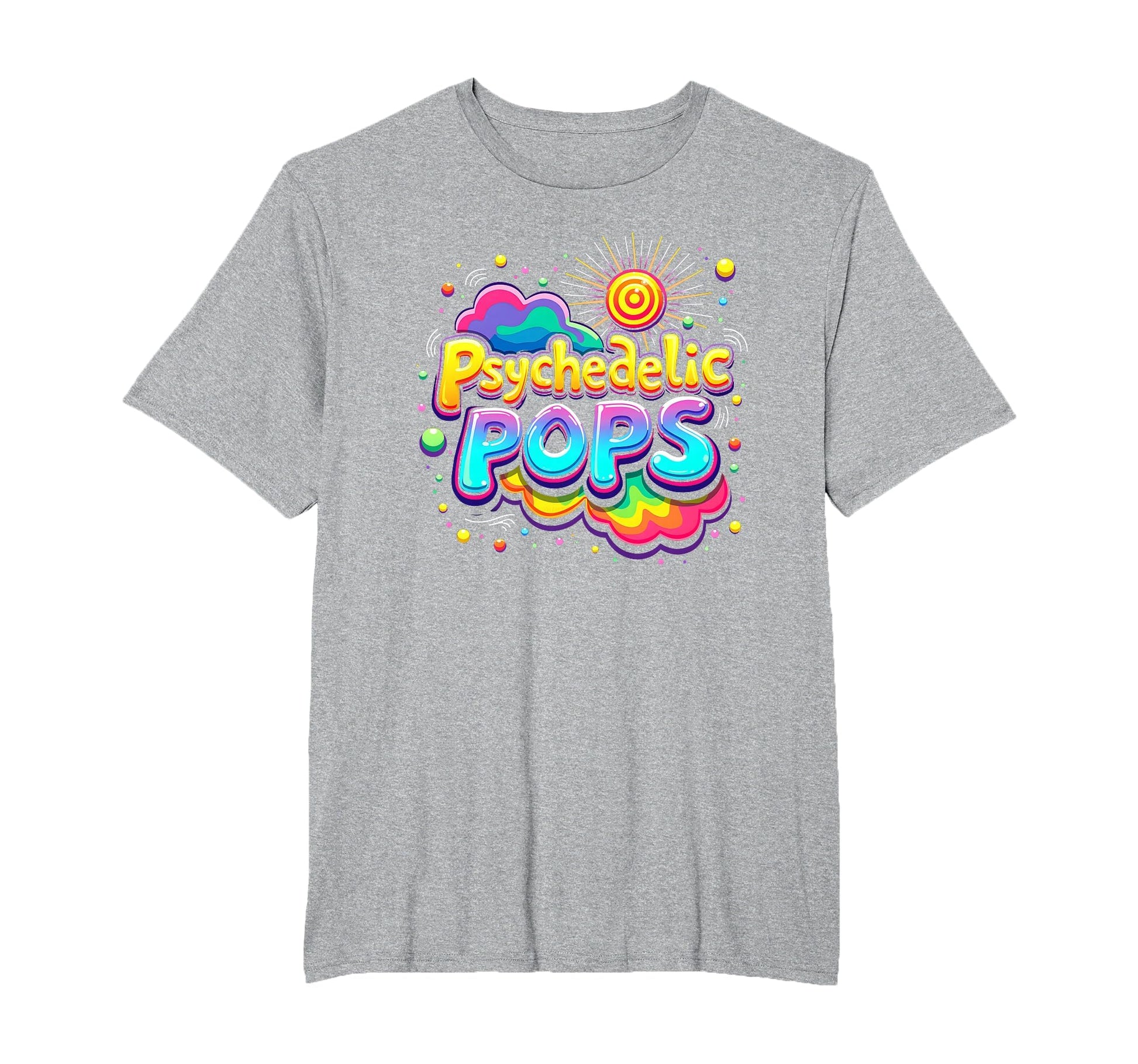 Groovy Dad Psychedelic Pops 60S Hippie T-Shirt - Minimalist Print Unisex - T-Shirt, Sweatshirt, Hoodie