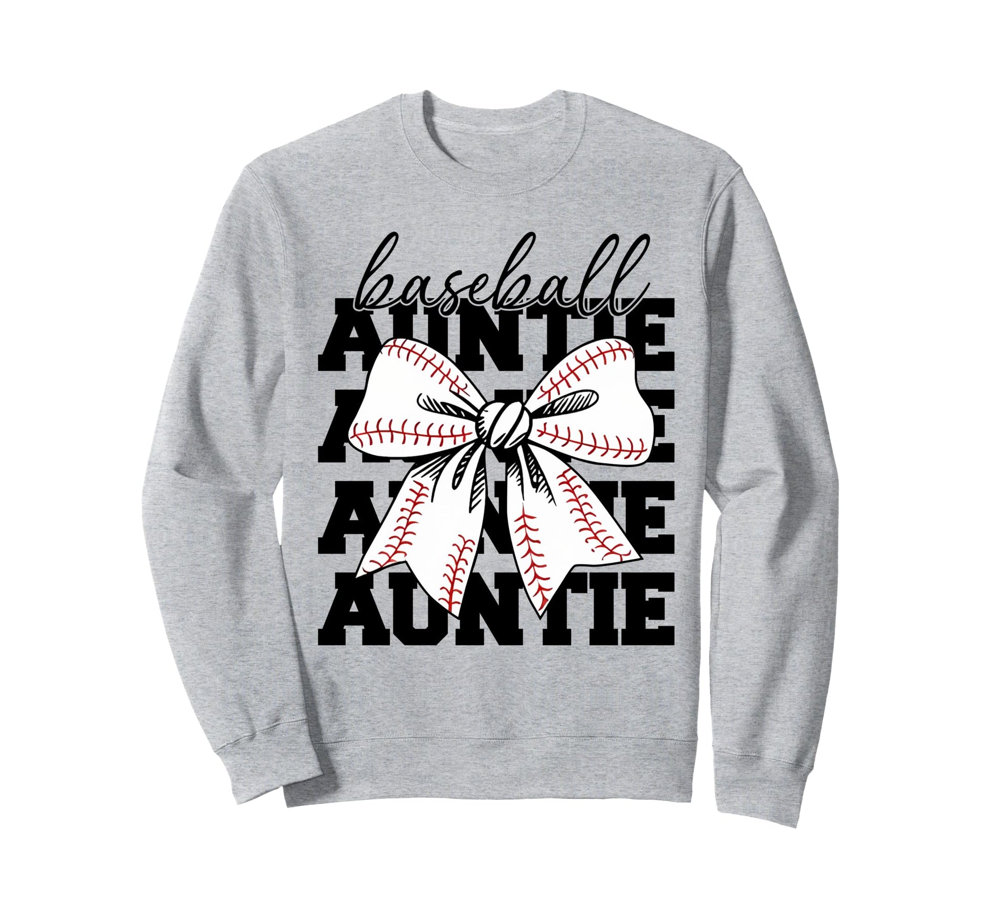 Coquette Baseball Auntie Sweatshirt - Casual Everyday Wear for Adults - T-Shirt, Sweatshirt, Hoodie