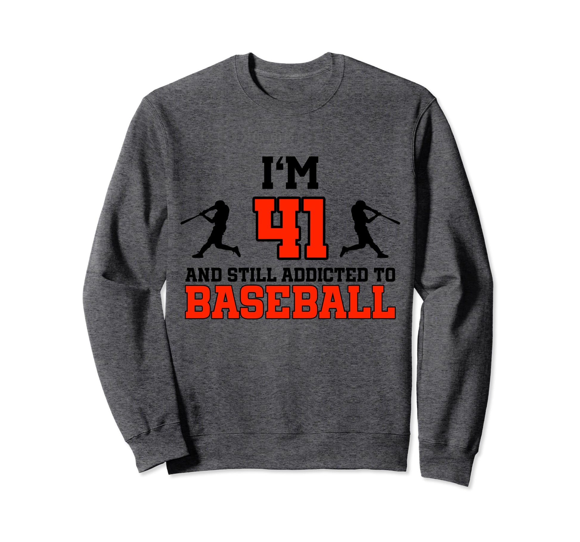 41St Birthday Baseball 41 Years Old Sweatshirt - Graphic Print Men Women - T-Shirt, Sweatshirt, Hoodie
