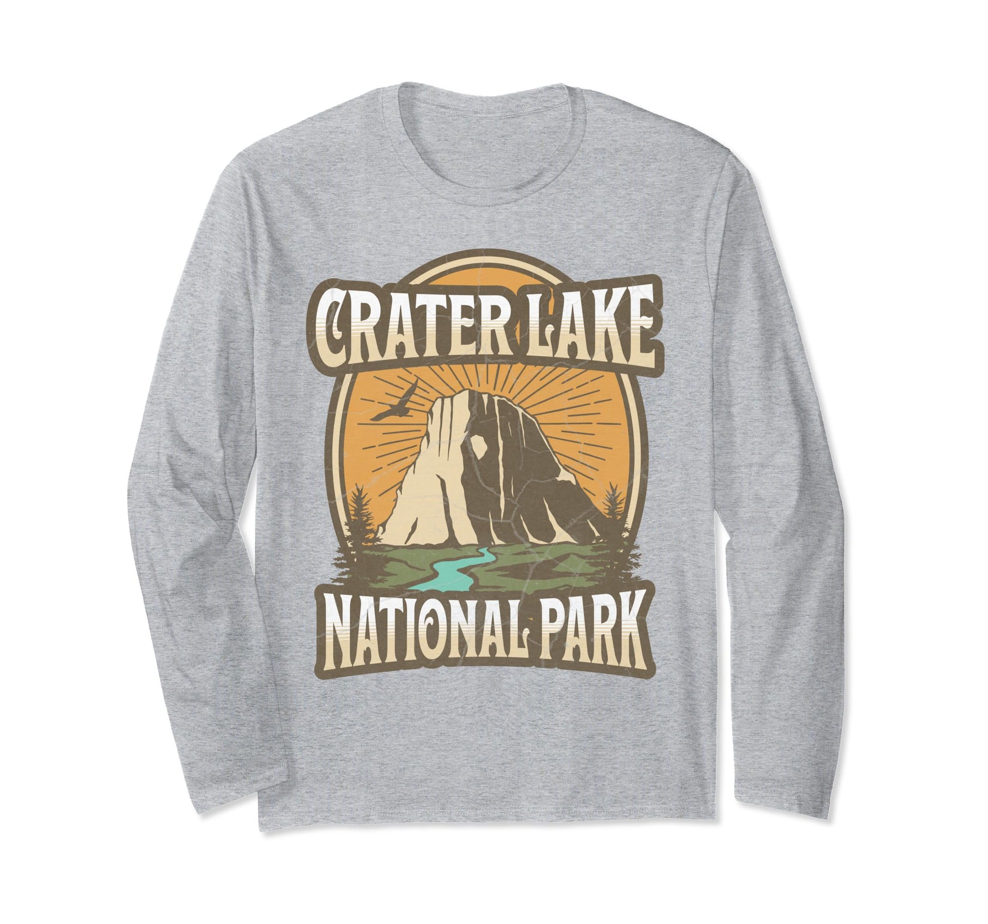 Crater Lake National Park Oregon Usa T-Shirt - Minimalist Print for Adults - T-Shirt, Sweatshirt, Hoodie