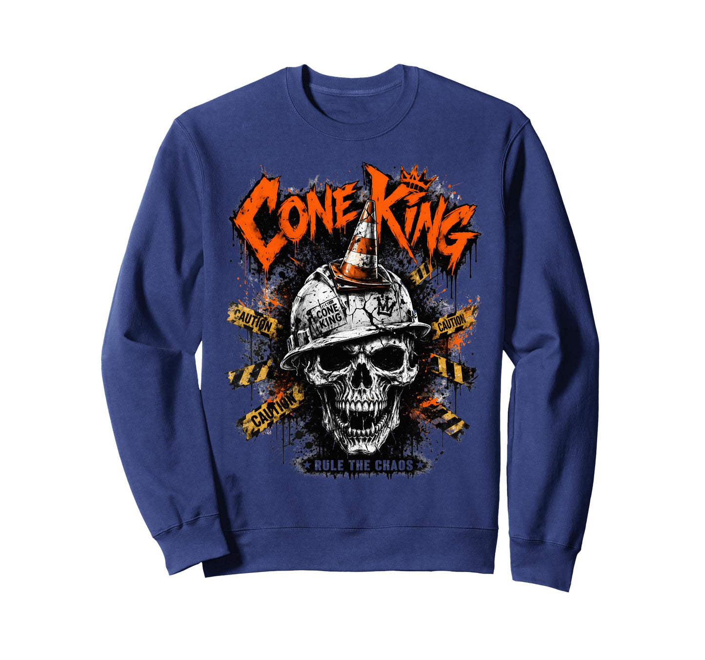 Funny Skull Hoist Cone Pirates Sweatshirt - Novelty Apparel Men Women - T-Shirt, Sweatshirt, Hoodie