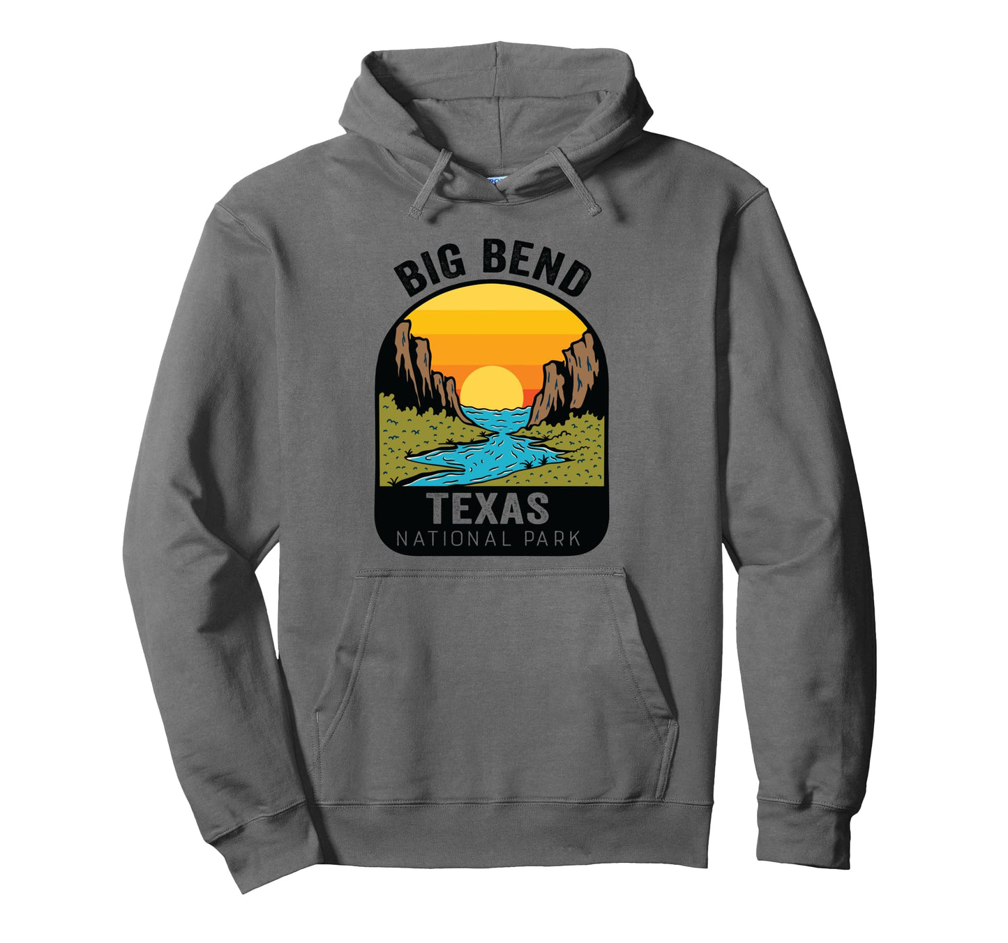 Big Bend National Park Texas Hoodie - Fun Novelty Design for Adults - T-Shirt, Sweatshirt, Hoodie