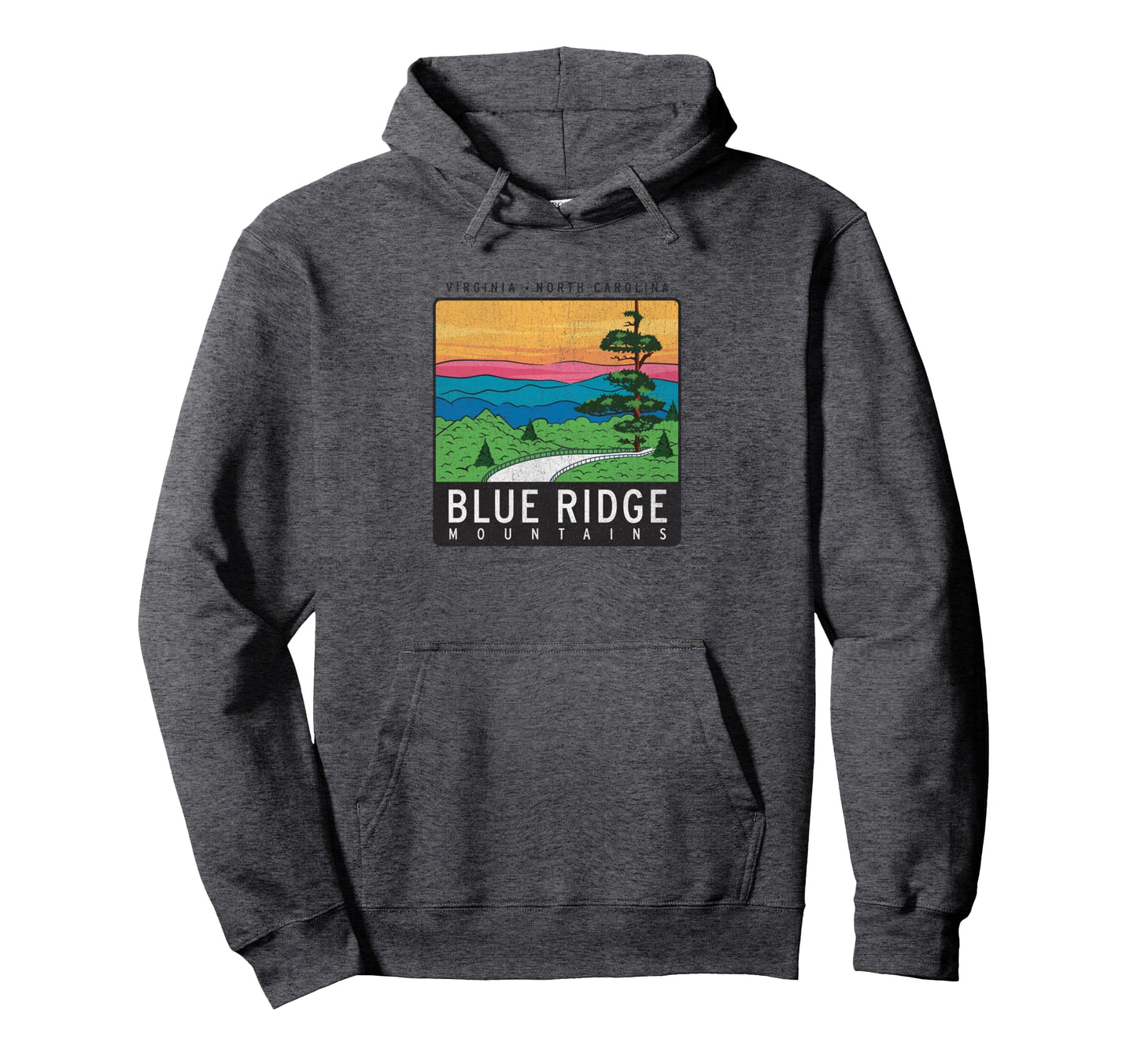Blue Ridge Mountains National Park Hoodie - Casual Everyday Wear for Adults - T-Shirt, Sweatshirt, Hoodie