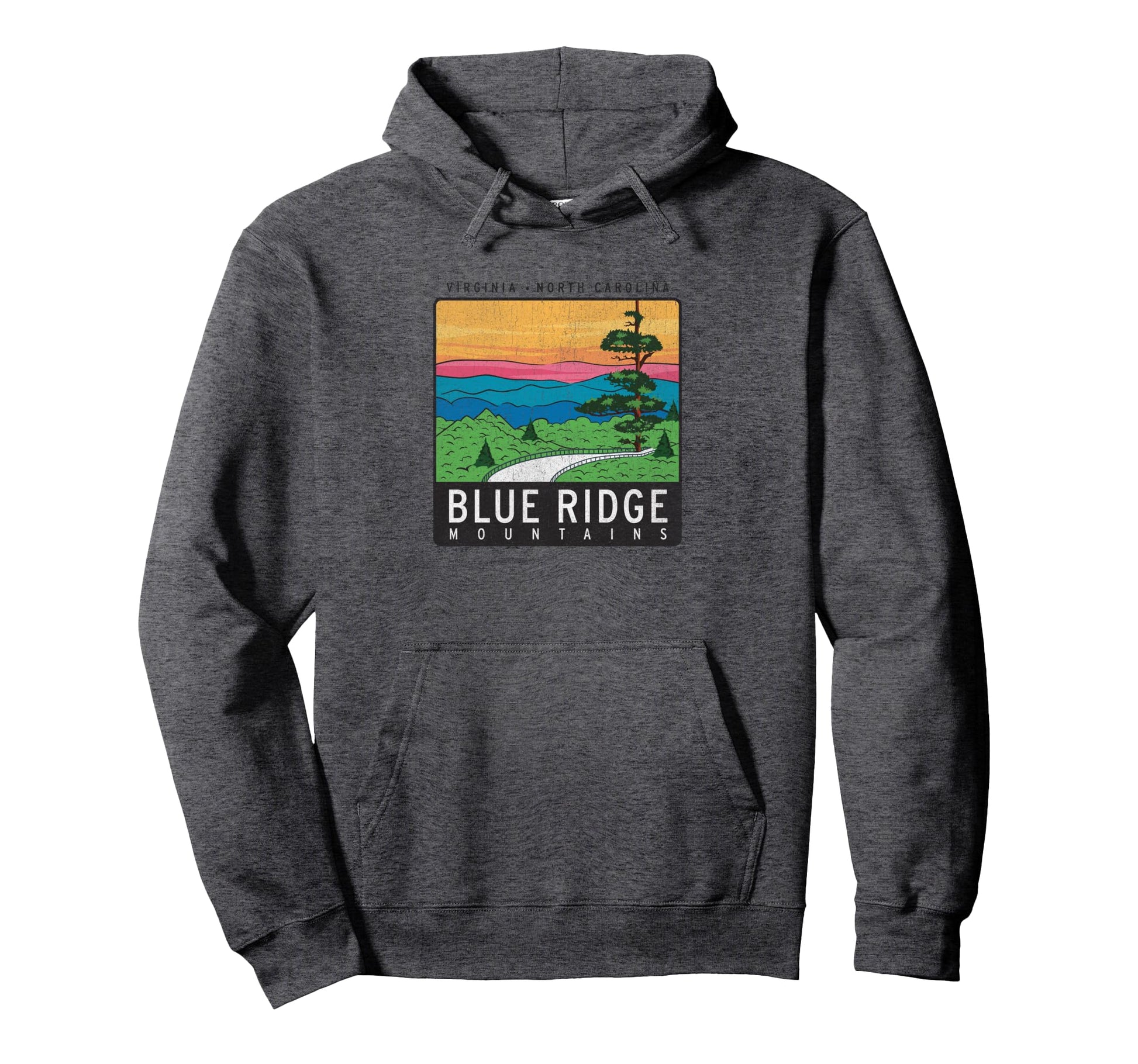 Blue Ridge Mountains National Park Hoodie - Casual Everyday Wear for Adults - T-Shirt, Sweatshirt, Hoodie