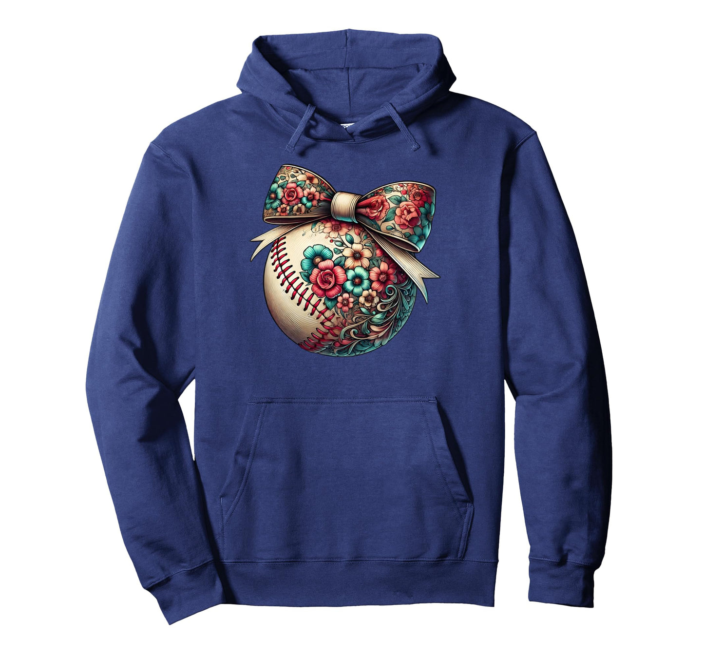 Floral Baseball Player Flower Hoodie - Custom Art Print for Adults - T-Shirt, Sweatshirt, Hoodie