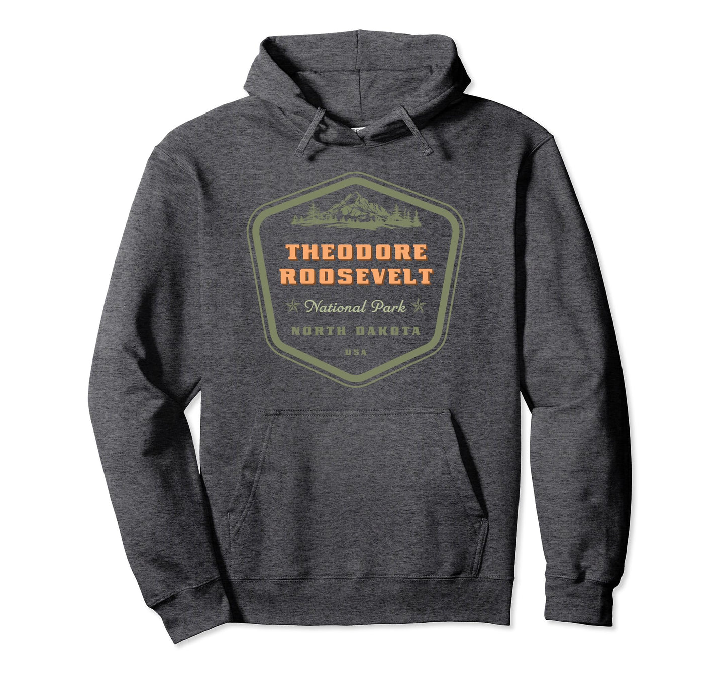 Theodore Roosevelt National Park North Hoodie - Novelty Apparel for Adults - T-Shirt, Sweatshirt, Hoodie