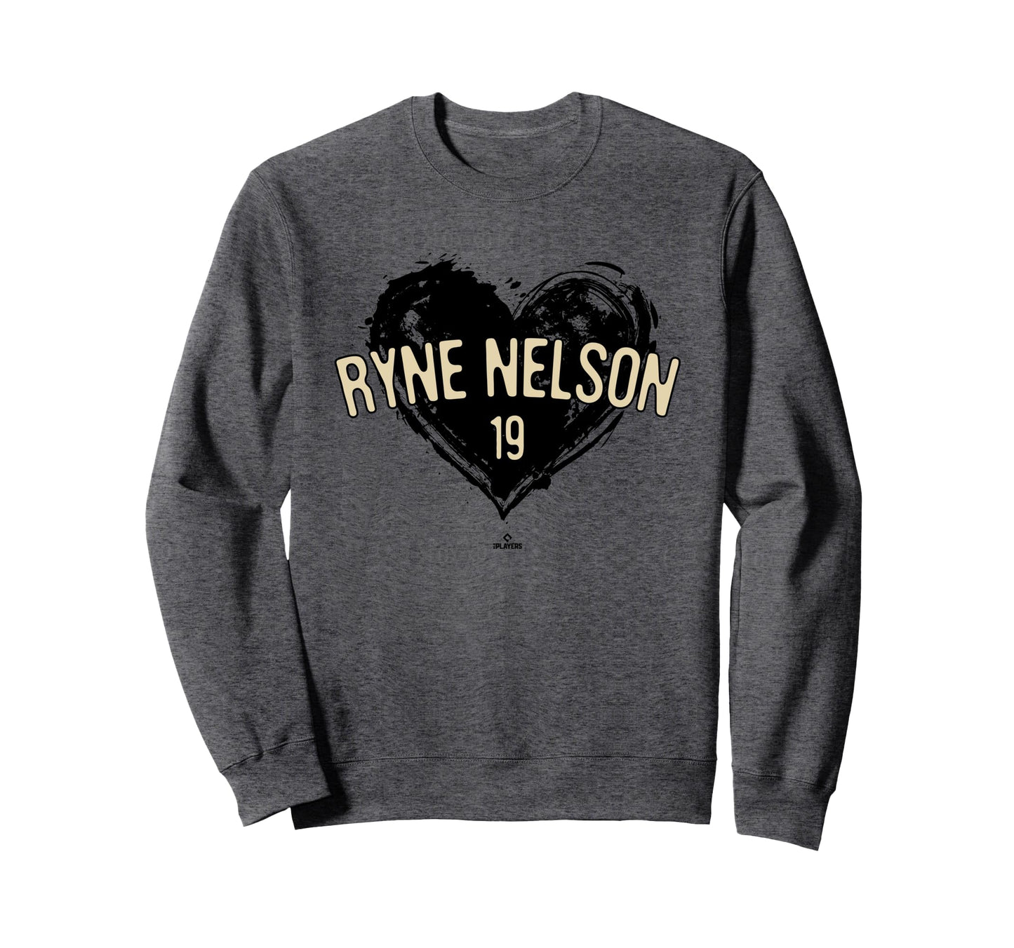 Distressed Heart Ryne Nelson Sweatshirt - Trendy Graphic for Adults - T-Shirt, Sweatshirt, Hoodie
