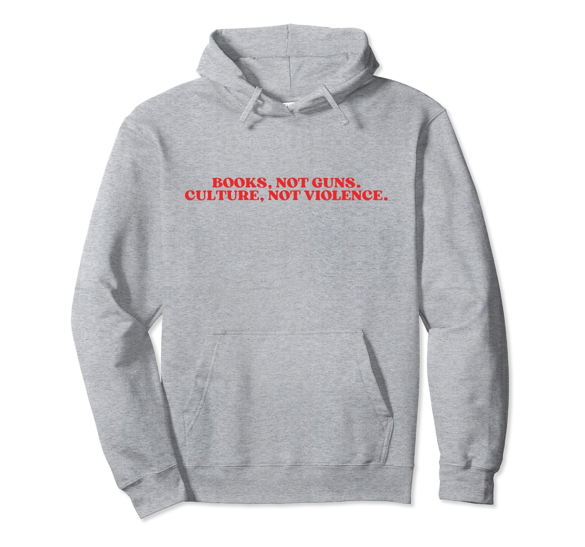Books Not Guns Culture Not Violence Y2K Hoodie - Graphic Print Men Women - T-Shirt, Sweatshirt, Hoodie