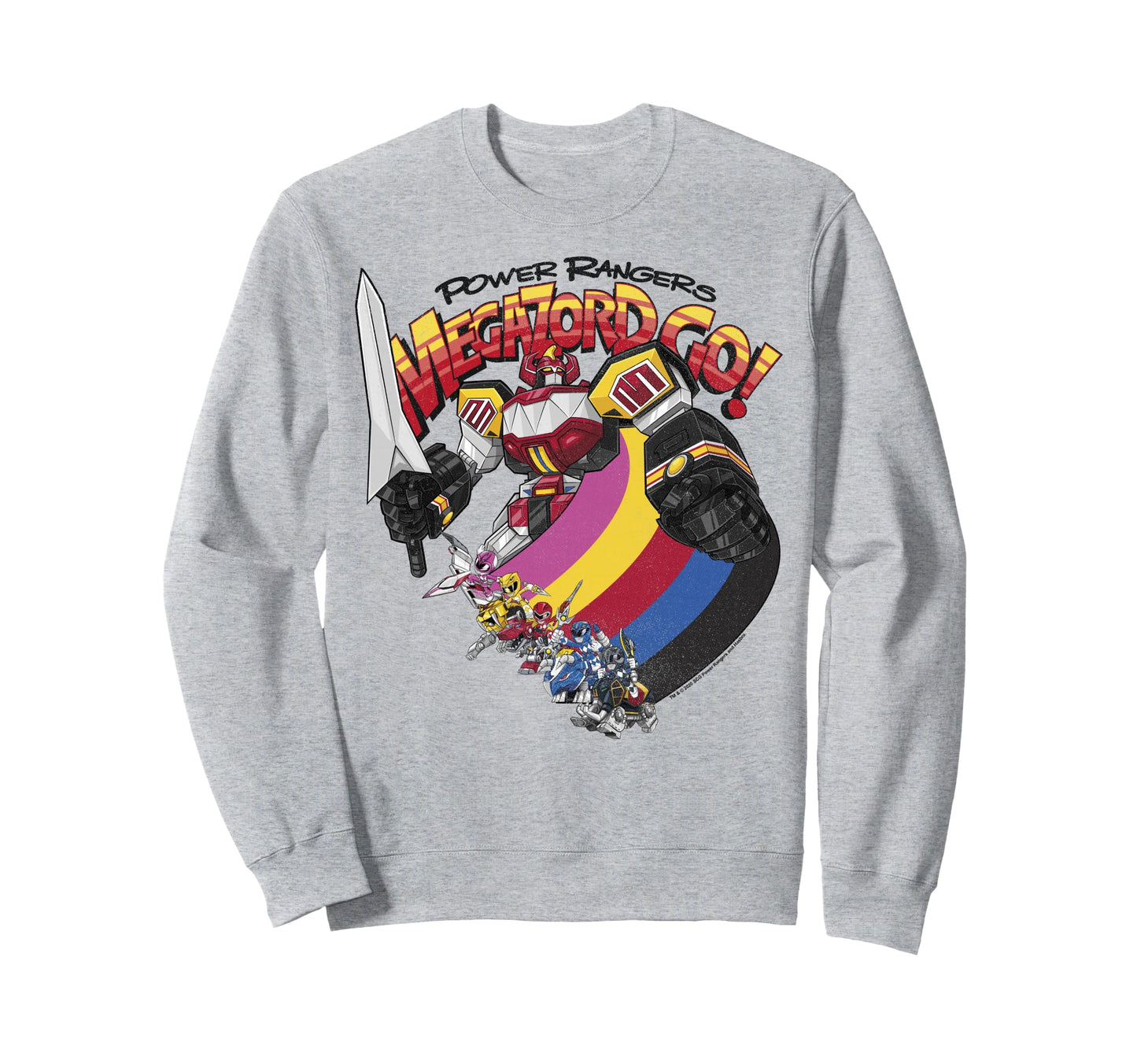 Power Rangers Megazord Go Sweatshirt - Fun Novelty Design for Adults - T-Shirt, Sweatshirt, Hoodie