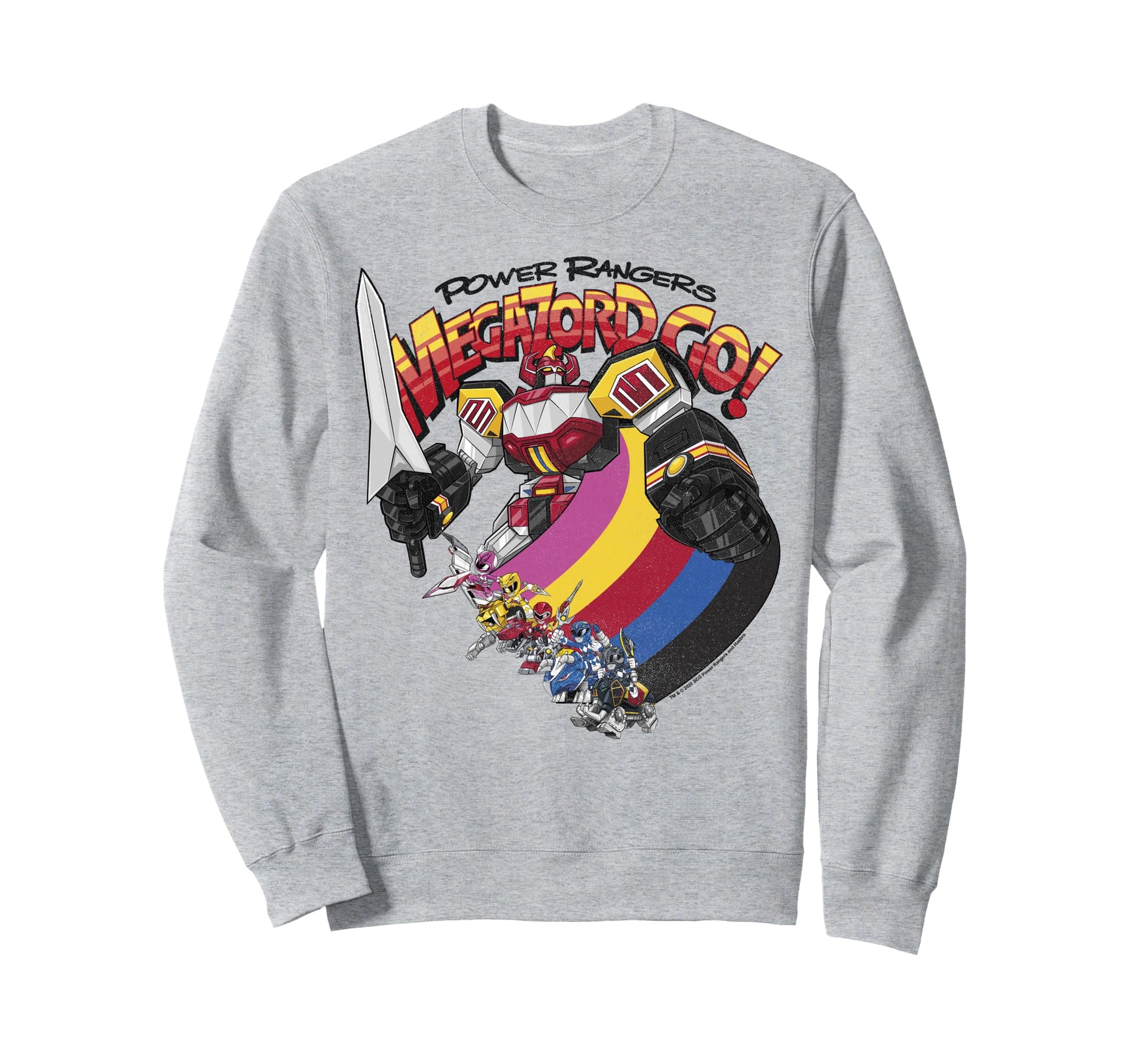 Power Rangers Megazord Go Sweatshirt - Fun Novelty Design for Adults - T-Shirt, Sweatshirt, Hoodie