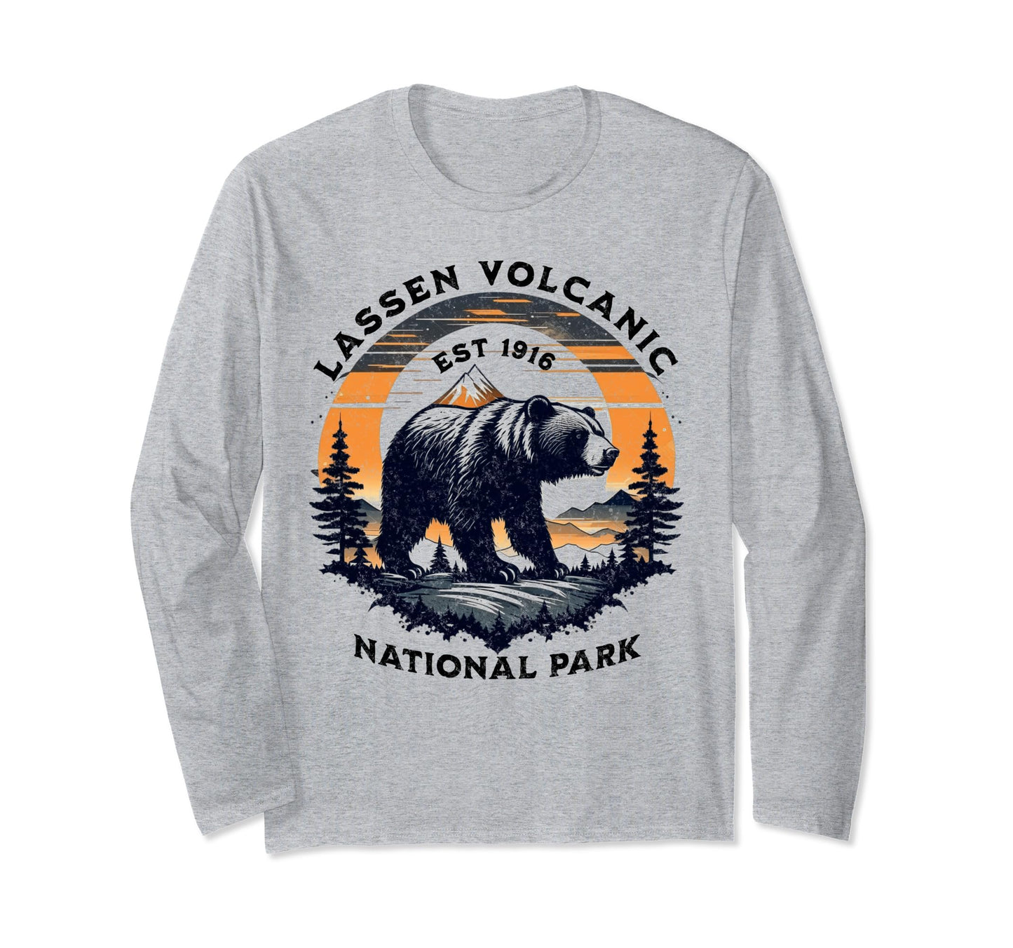 Lassen Volcanic National Park T-Shirt - Fun Novelty Design for Adults - T-Shirt, Sweatshirt, Hoodie