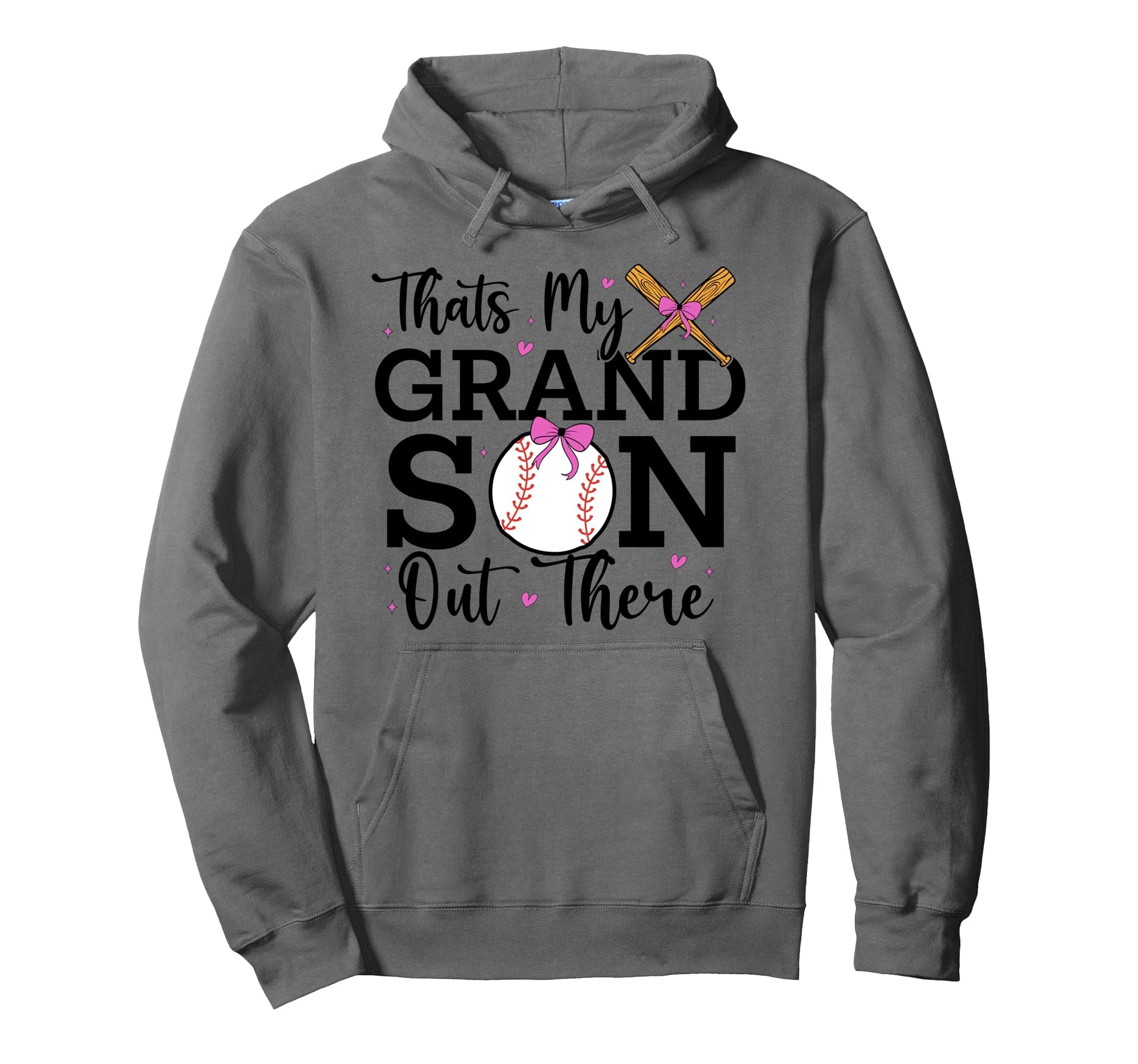 Thats My Grandson Out There Baseball Hoodie - Streetwear Style Unisex - T-Shirt, Sweatshirt, Hoodie