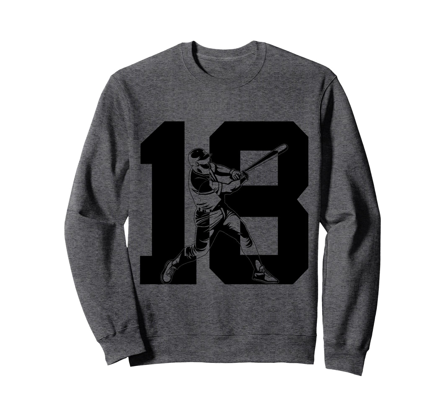 Number 18 Years Baseball 18Th Sweatshirt - Unique Graphic Men Women - T-Shirt, Sweatshirt, Hoodie
