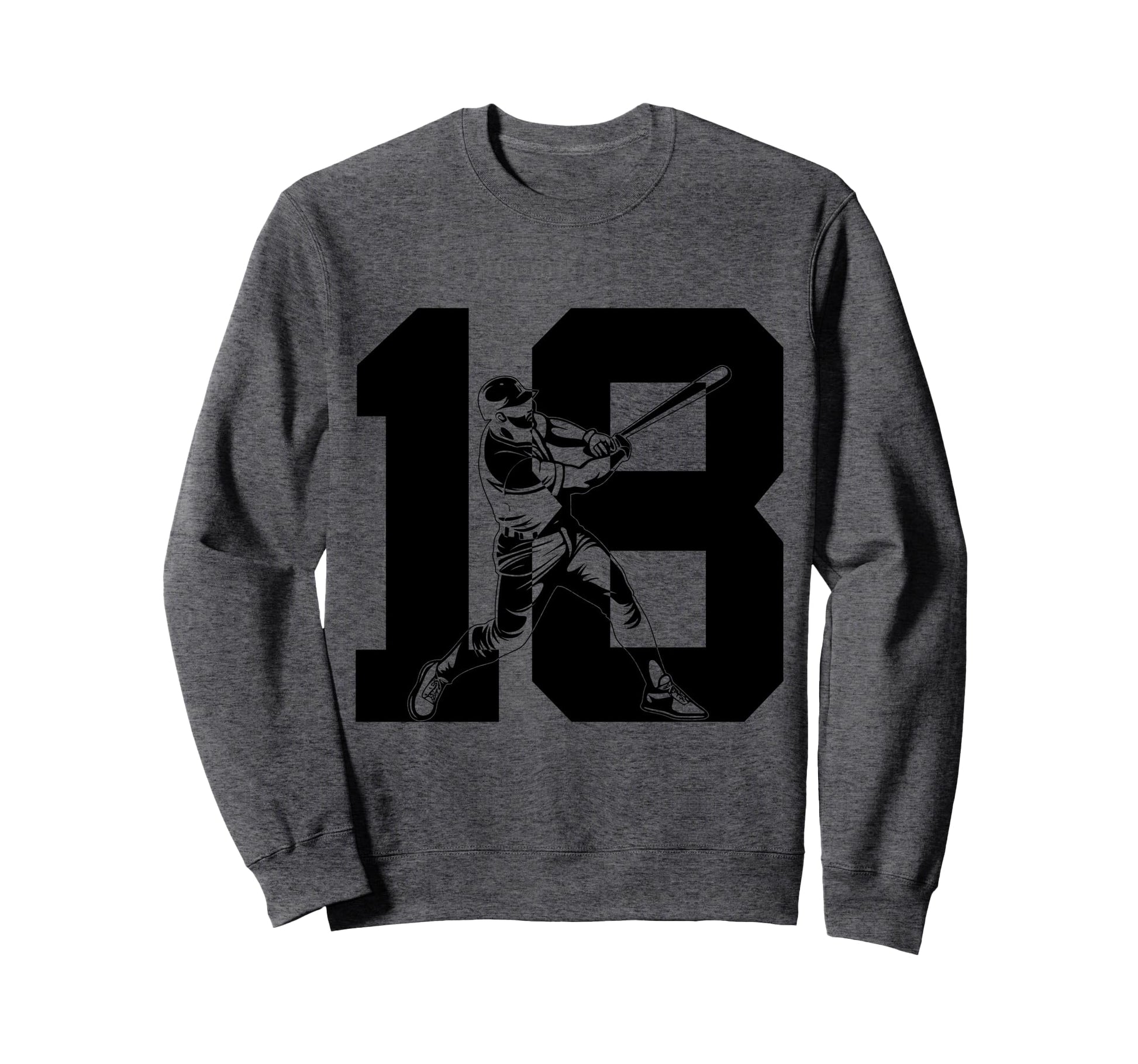 Number 18 Years Baseball 18Th Sweatshirt - Unique Graphic Men Women - T-Shirt, Sweatshirt, Hoodie
