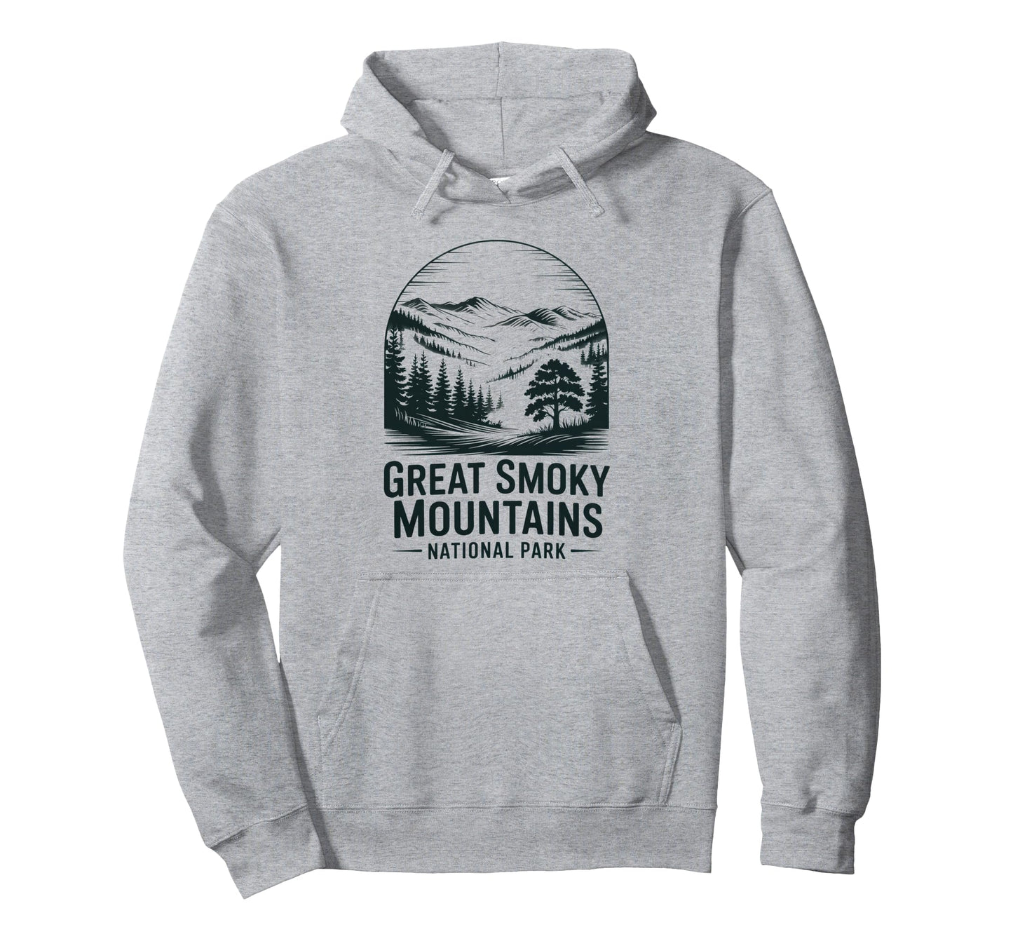 Great Smoky Mountains National Park Hoodie - Graphic Print Men Women - T-Shirt, Sweatshirt, Hoodie