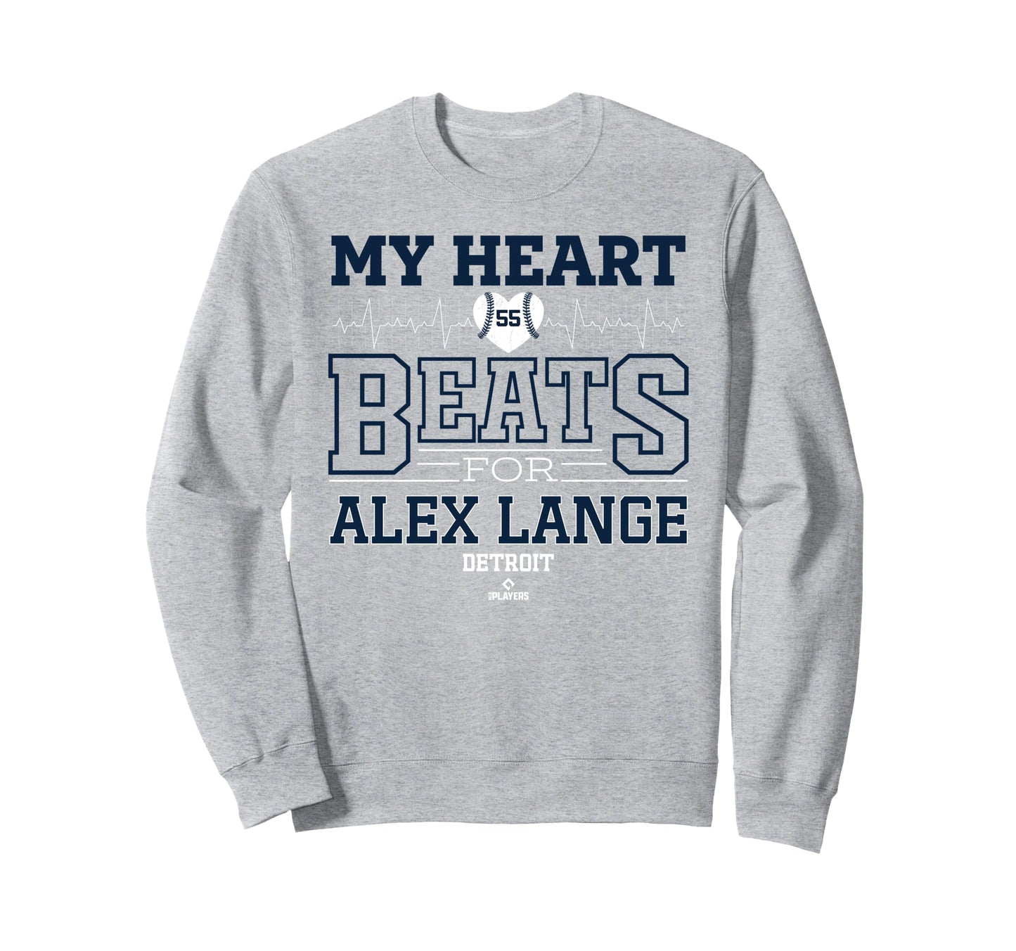 My Heart Beats Alex Lange Sweatshirt - Casual Everyday Wear Men Women - T-Shirt, Sweatshirt, Hoodie