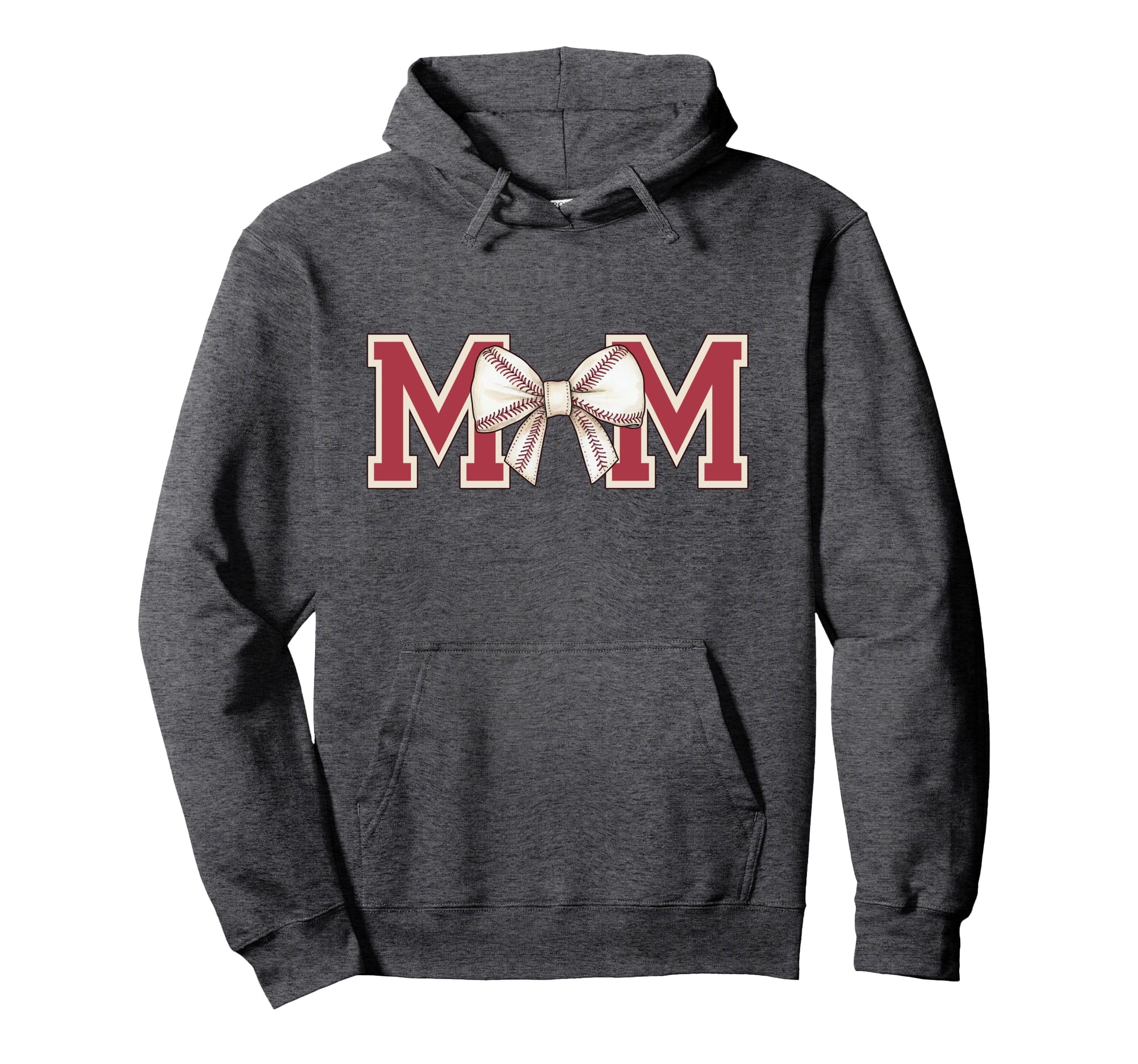 Baseball Softball Mom Matching Hoodie - Minimalist Print for Adults - T-Shirt, Sweatshirt, Hoodie