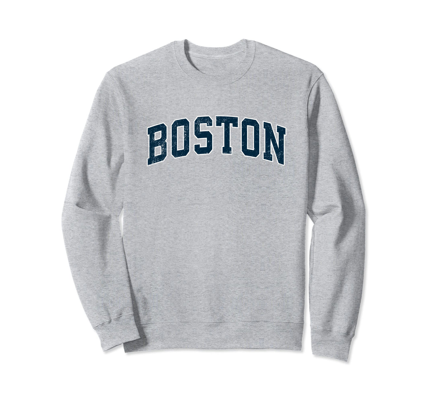 Boston Massachusetts Ma Varsity Sweatshirt - Minimalist Print for Adults - T-Shirt, Sweatshirt, Hoodie
