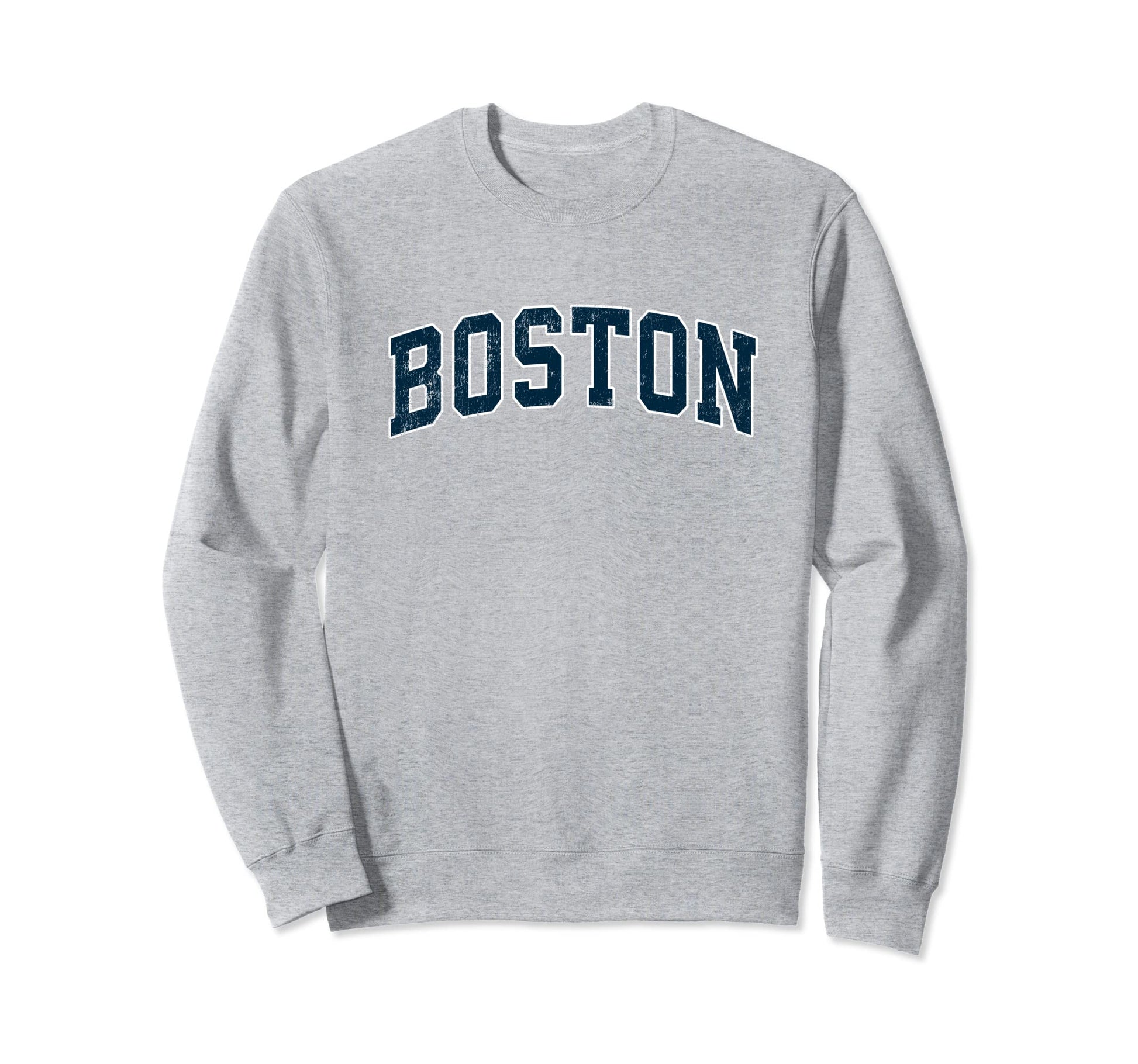Boston Massachusetts Ma Varsity Sweatshirt - Minimalist Print for Adults - T-Shirt, Sweatshirt, Hoodie