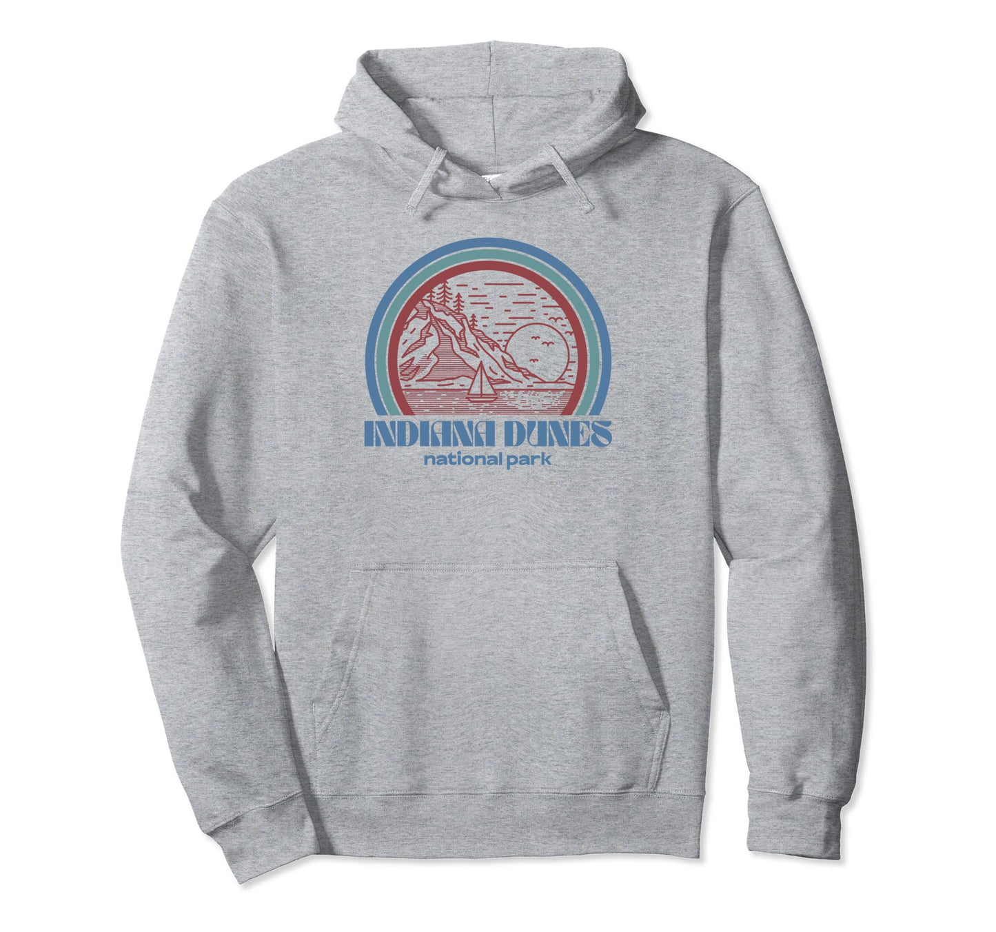 Indiana Dunes National Park Outdoor Hoodie - Streetwear Style Unisex - T-Shirt, Sweatshirt, Hoodie