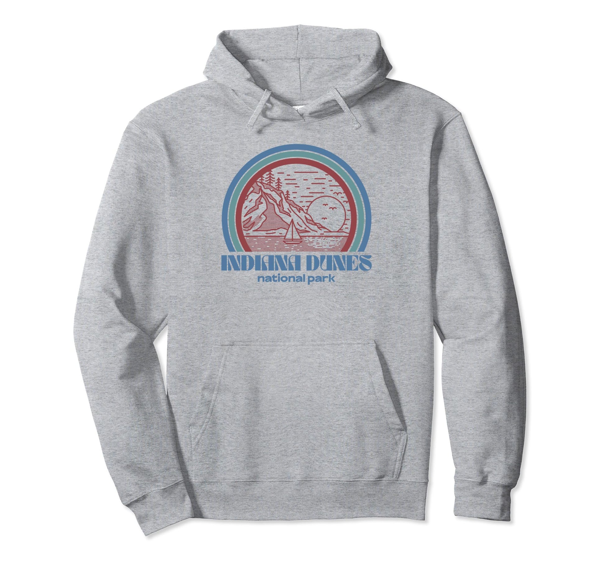 Indiana Dunes National Park Outdoor Hoodie - Streetwear Style Unisex - T-Shirt, Sweatshirt, Hoodie