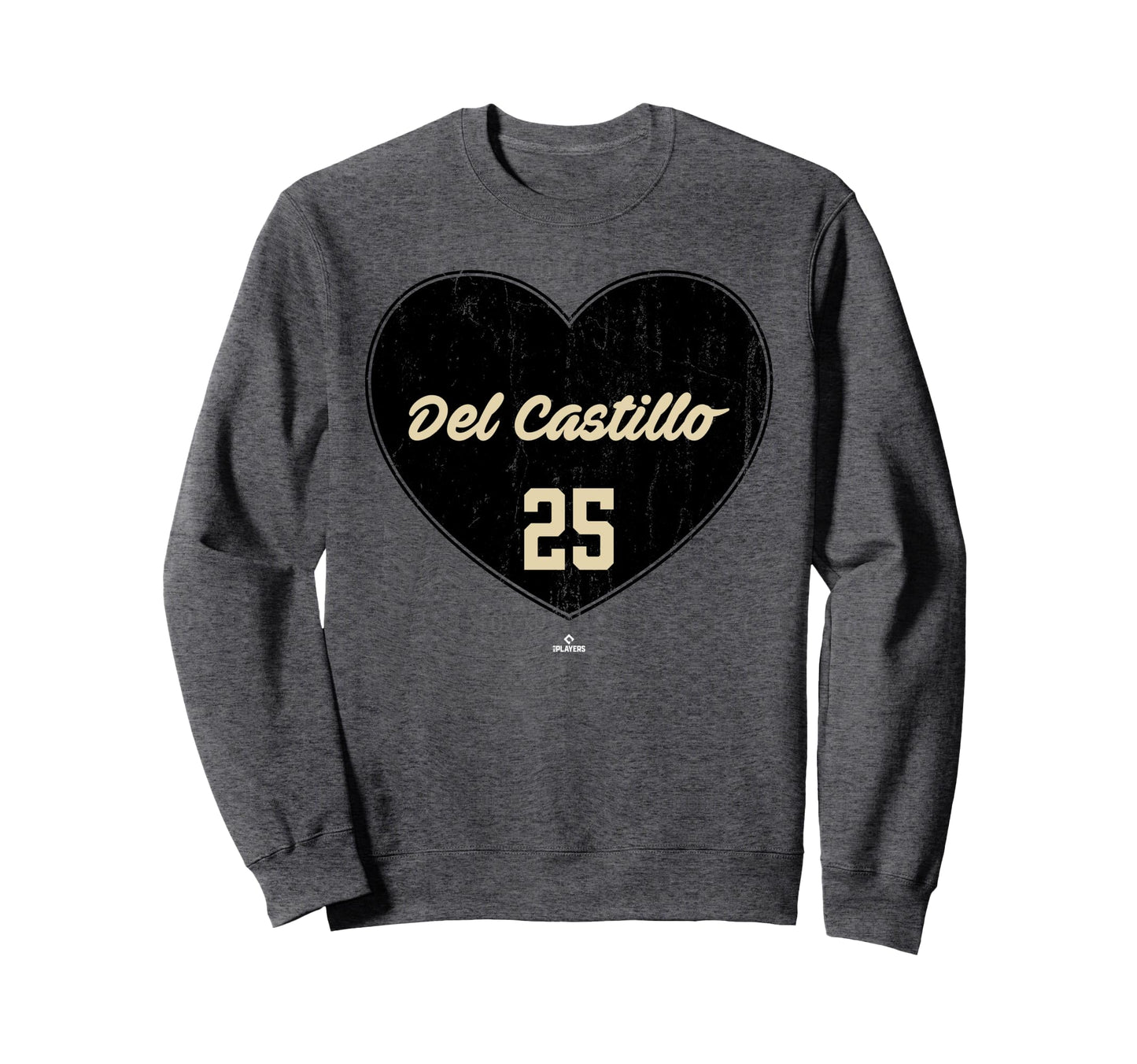 Distressed Heart Adrian Del Sweatshirt - Novelty Apparel Men Women - T-Shirt, Sweatshirt, Hoodie