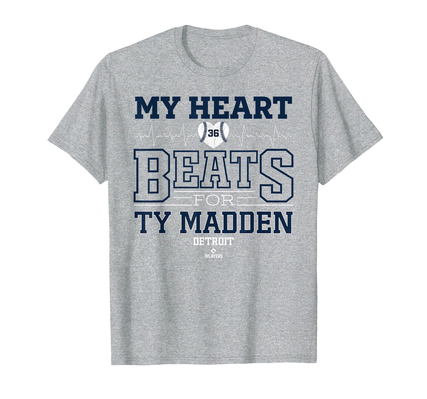 My Heart Beats Ty Madden Detroit T-Shirt - Custom Art Print Men Women - T-Shirt, Sweatshirt, Hoodie
