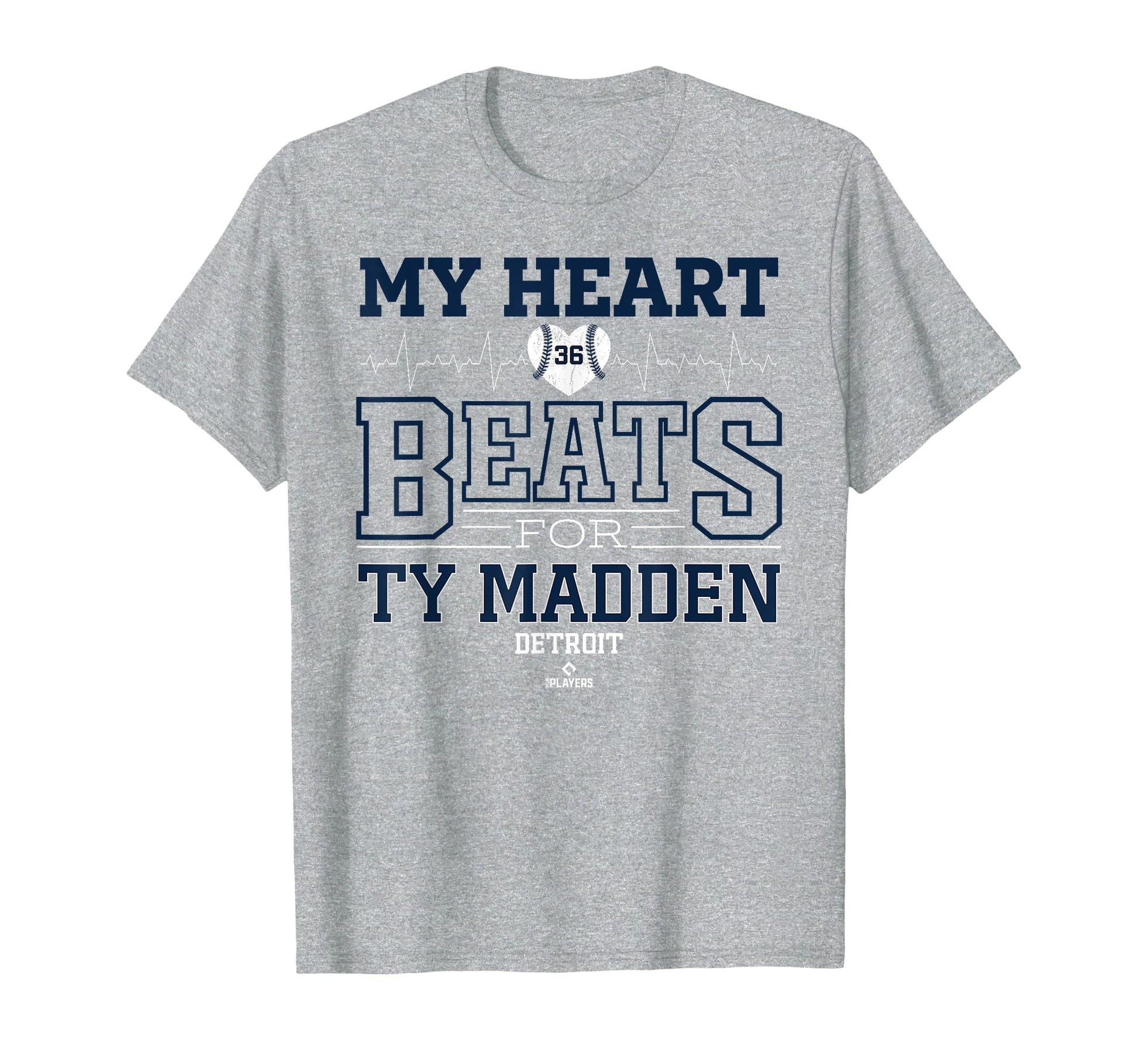 My Heart Beats Ty Madden Detroit T-Shirt - Custom Art Print Men Women - T-Shirt, Sweatshirt, Hoodie