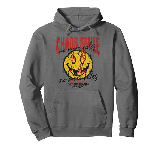 Aesthetic Streetwear Smile Hoodie - Streetwear Style Unisex - T-Shirt, Sweatshirt, Hoodie