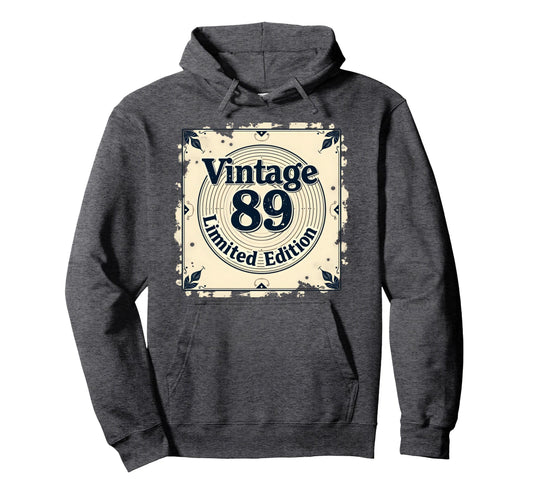 89 Birthday Gift Nostalgia Hoodie - Casual Everyday Wear Unisex - T-Shirt, Sweatshirt, Hoodie