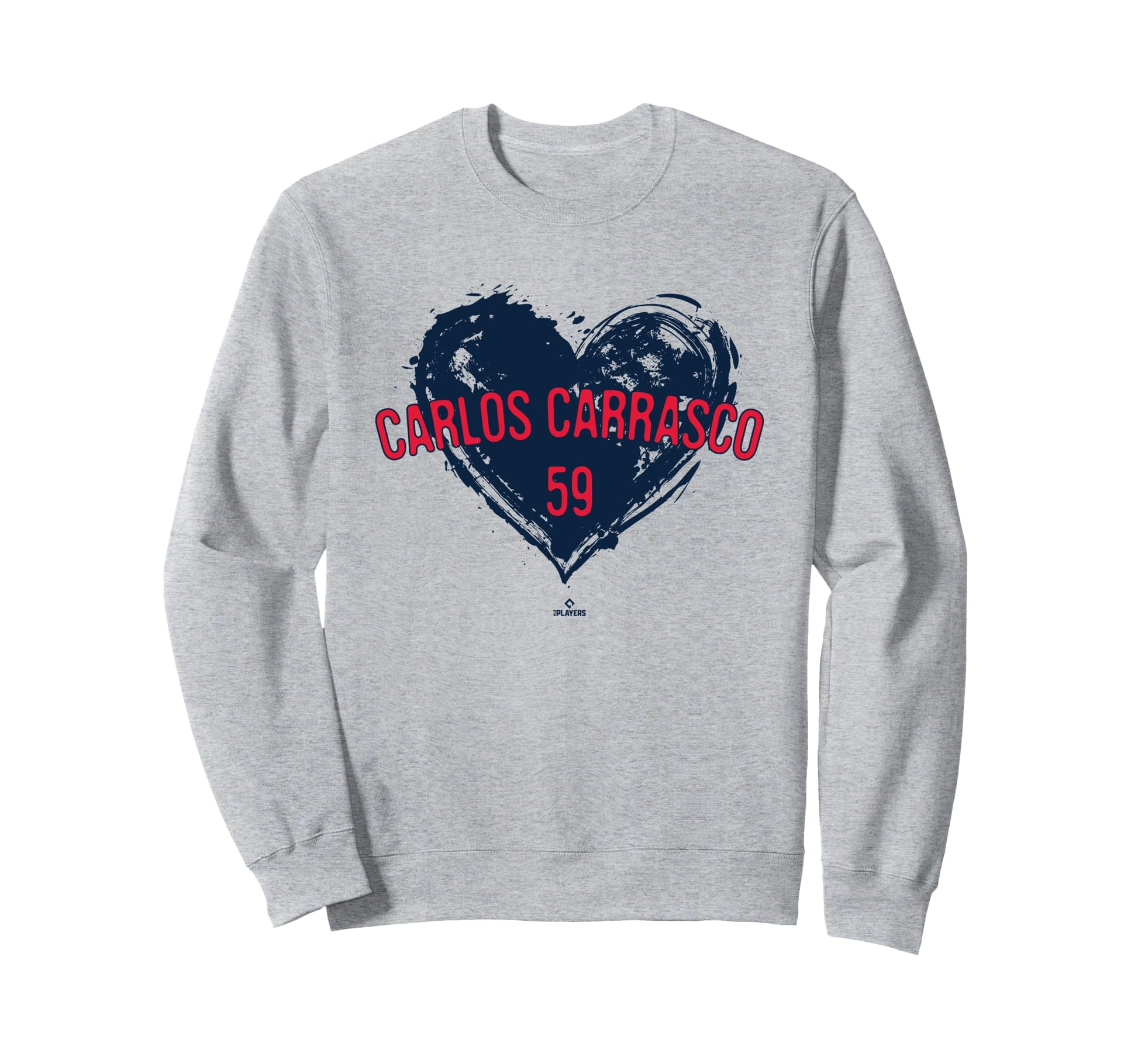Distressed Heart Carlos Carrasco Sweatshirt - Streetwear Style Men Women - T-Shirt, Sweatshirt, Hoodie