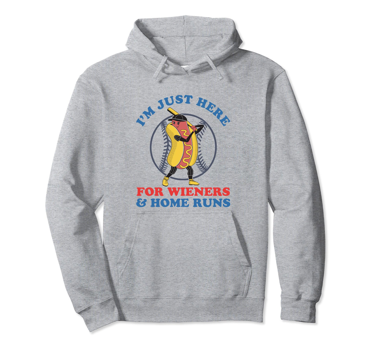 Funny Baseball Funny Wieners Home Runs Hoodie - Novelty Apparel Men Women - T-Shirt, Sweatshirt, Hoodie
