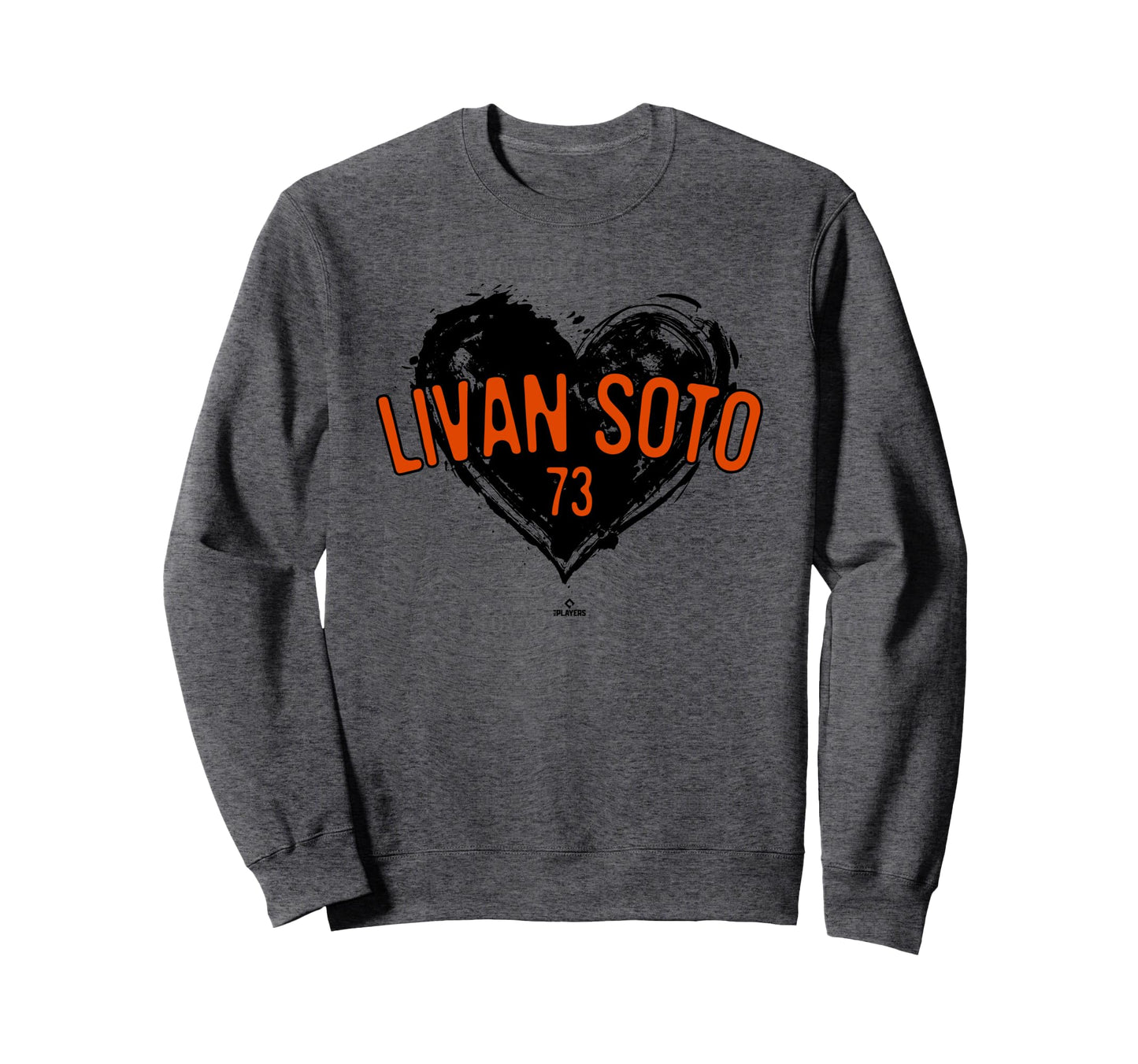 Distressed Heart Livan Soto Sweatshirt - Custom Art Print Men Women - T-Shirt, Sweatshirt, Hoodie