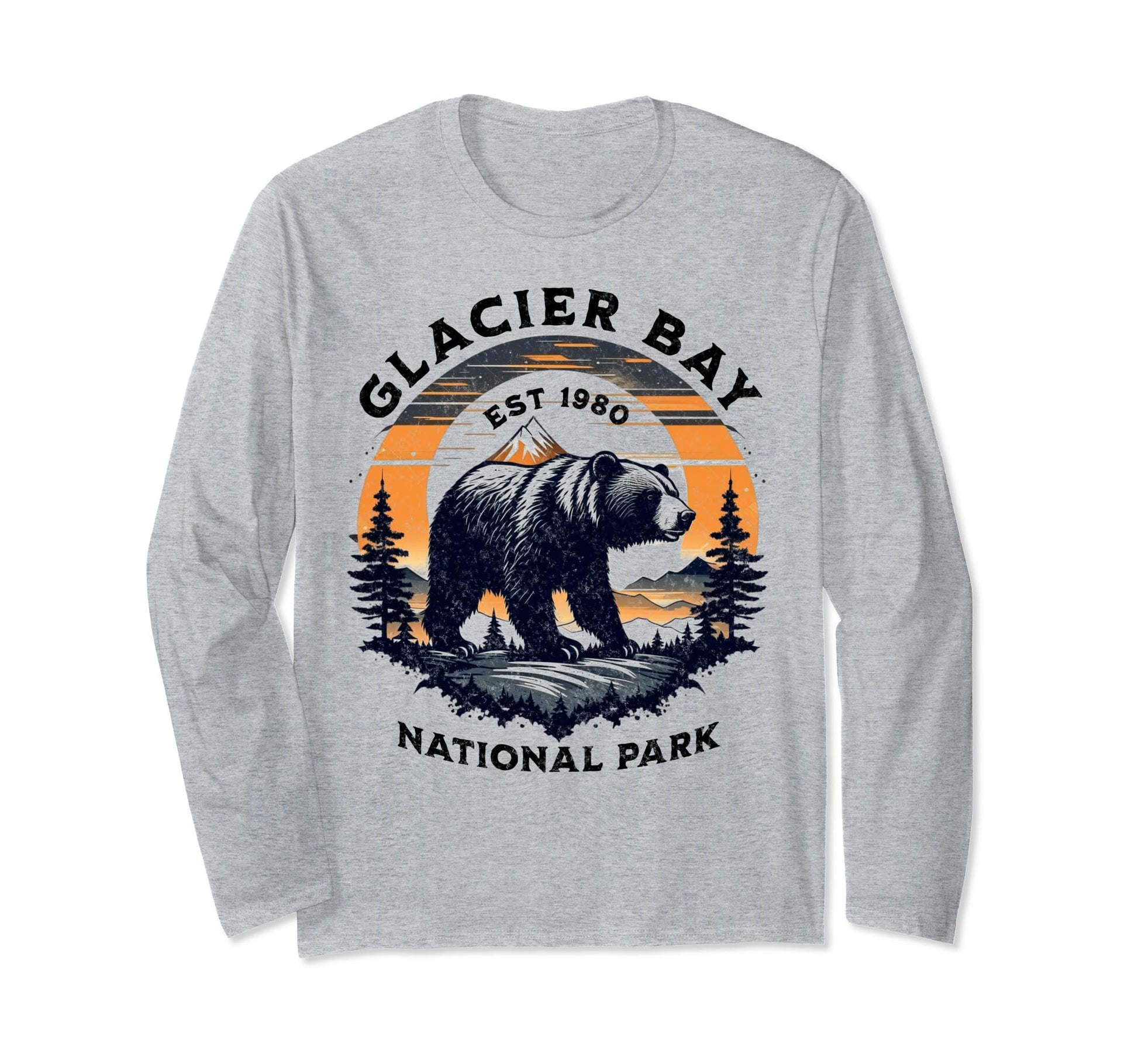 Glacier Bay National Park Alaska Sweatshirt - Custom Art Print for Adults - T-Shirt, Sweatshirt, Hoodie