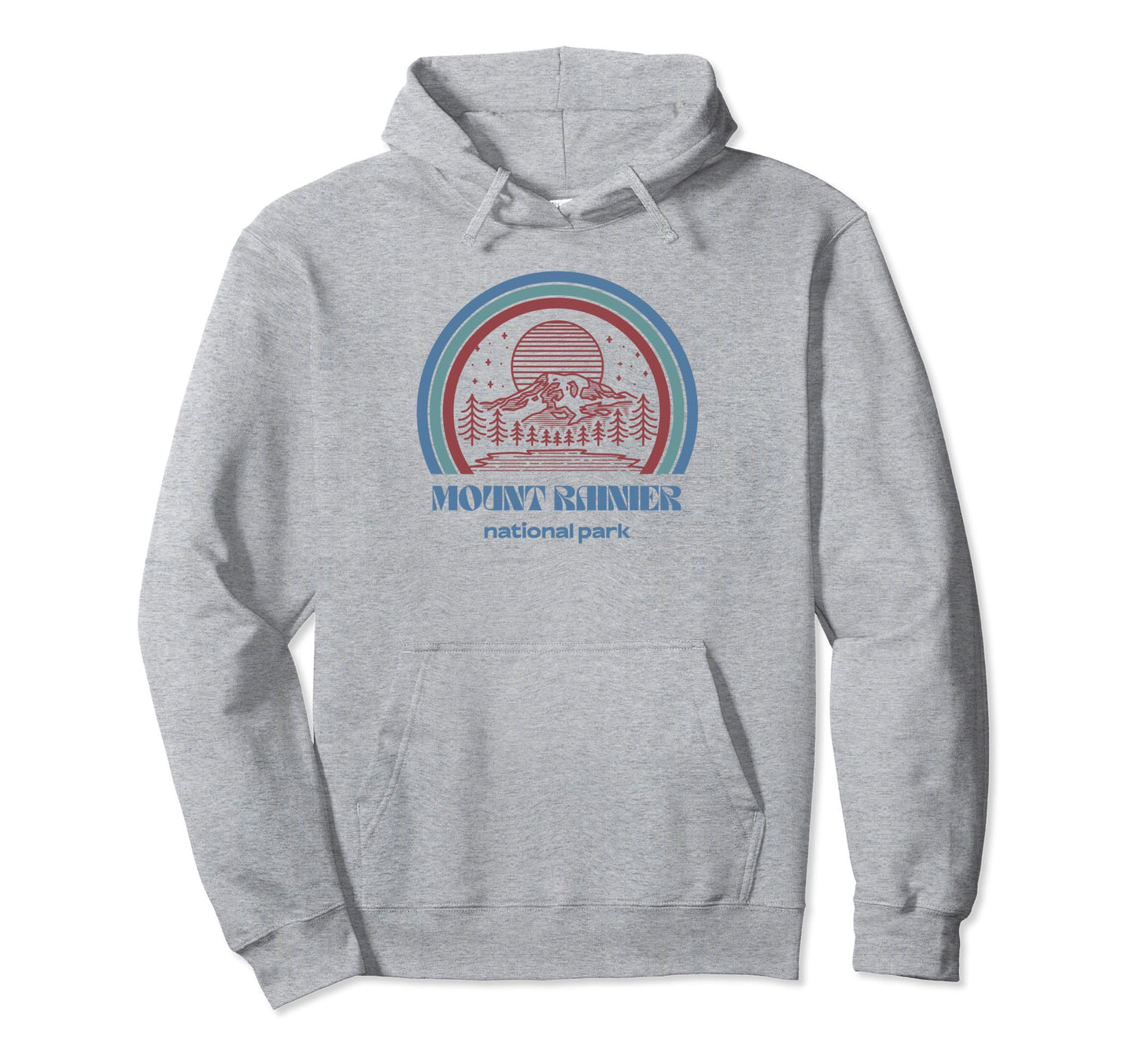 Mount Rainier National Park Outdoor Hoodie - Streetwear Style Unisex - T-Shirt, Sweatshirt, Hoodie