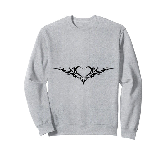 Alt Aesthetic Heart Tribal Heart Sweatshirt - Novelty Apparel Men Women - T-Shirt, Sweatshirt, Hoodie